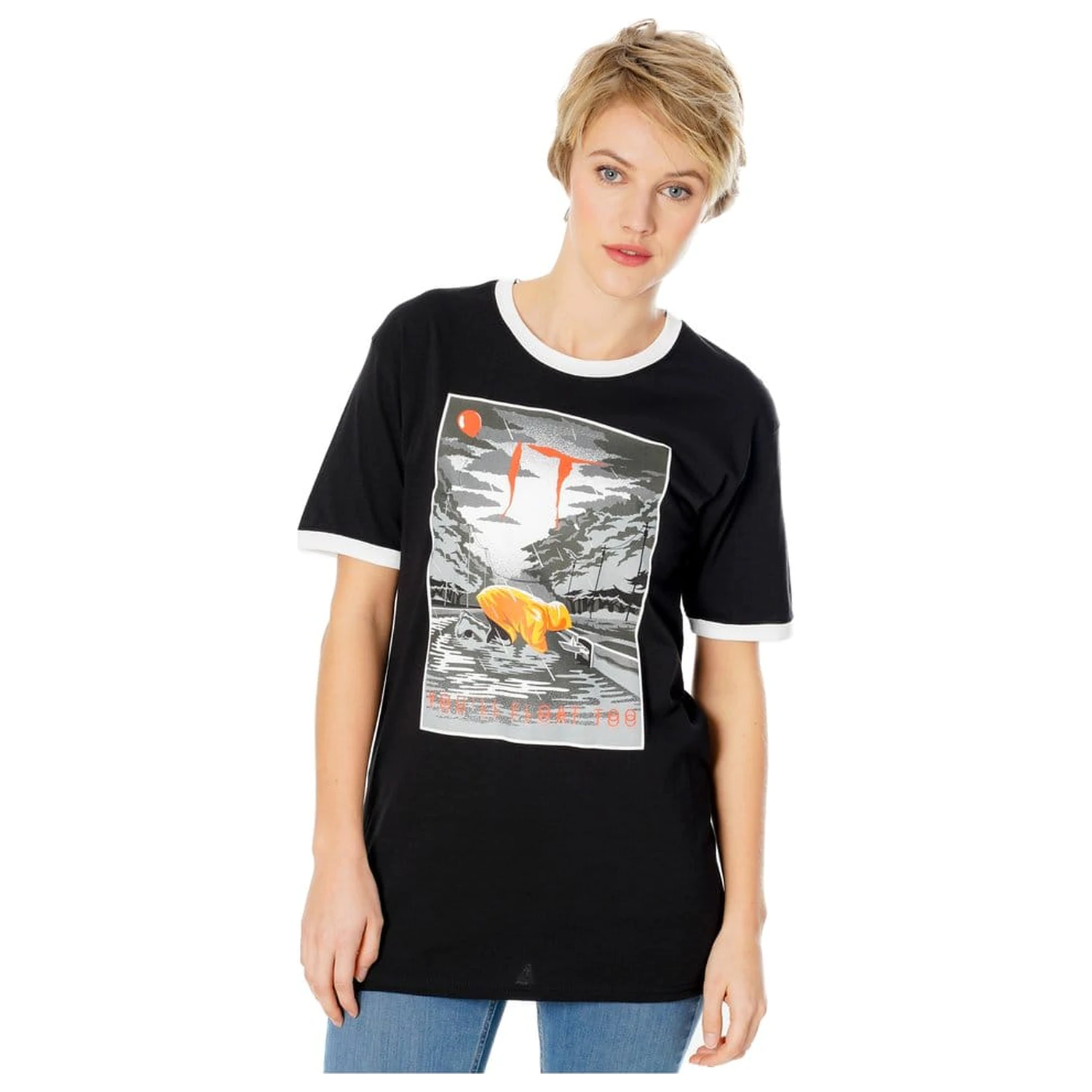 It T-Shirt Vintage You'll Float Too  product photo