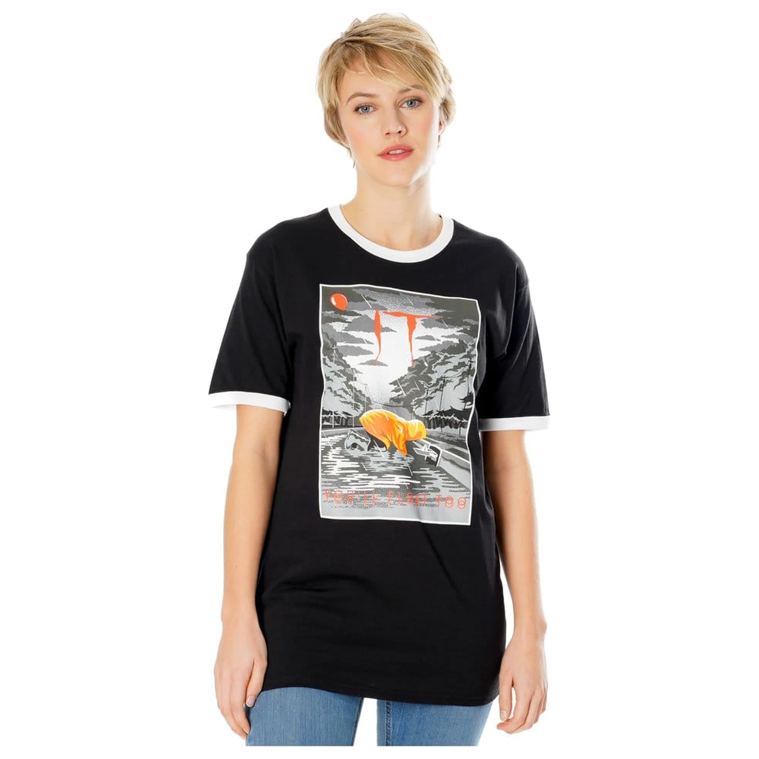 It T-Shirt Vintage You'll Float Too  product photo