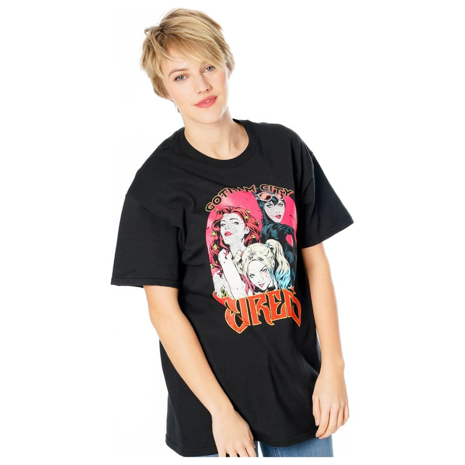 Gotham City Sirens T-Shirt Vintage Poster product photo