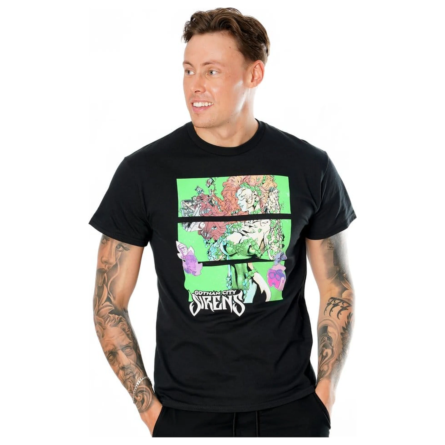 Gotham City Sirens T-Shirt Poison Ivy Sirens Cash Black  product photo