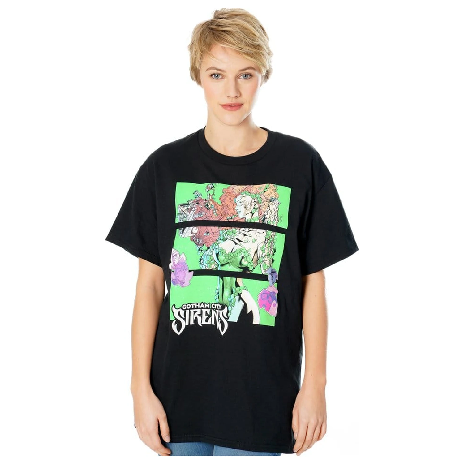 Gotham City Sirens T-Shirt Poison Ivy Sirens Cash Black  product photo