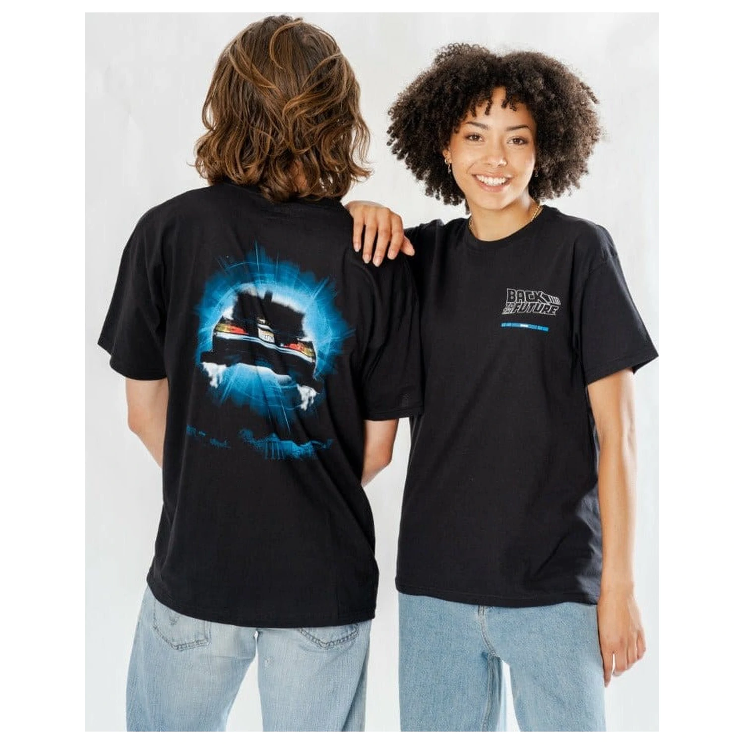 Back to the Future T-Shirt Delorean Reverse  product photo