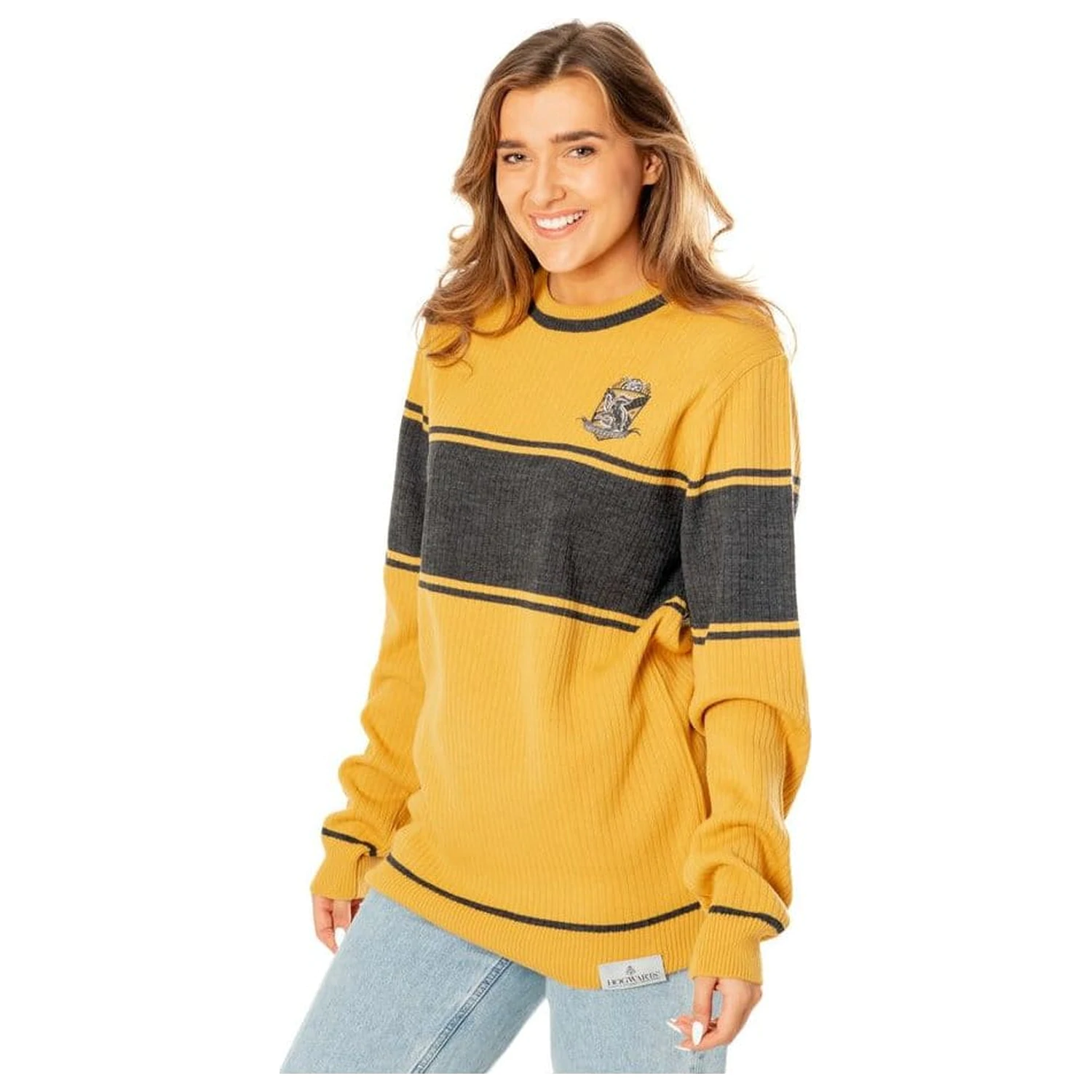 Harry Potter Sweater Hufflepuff Varsity  product photo