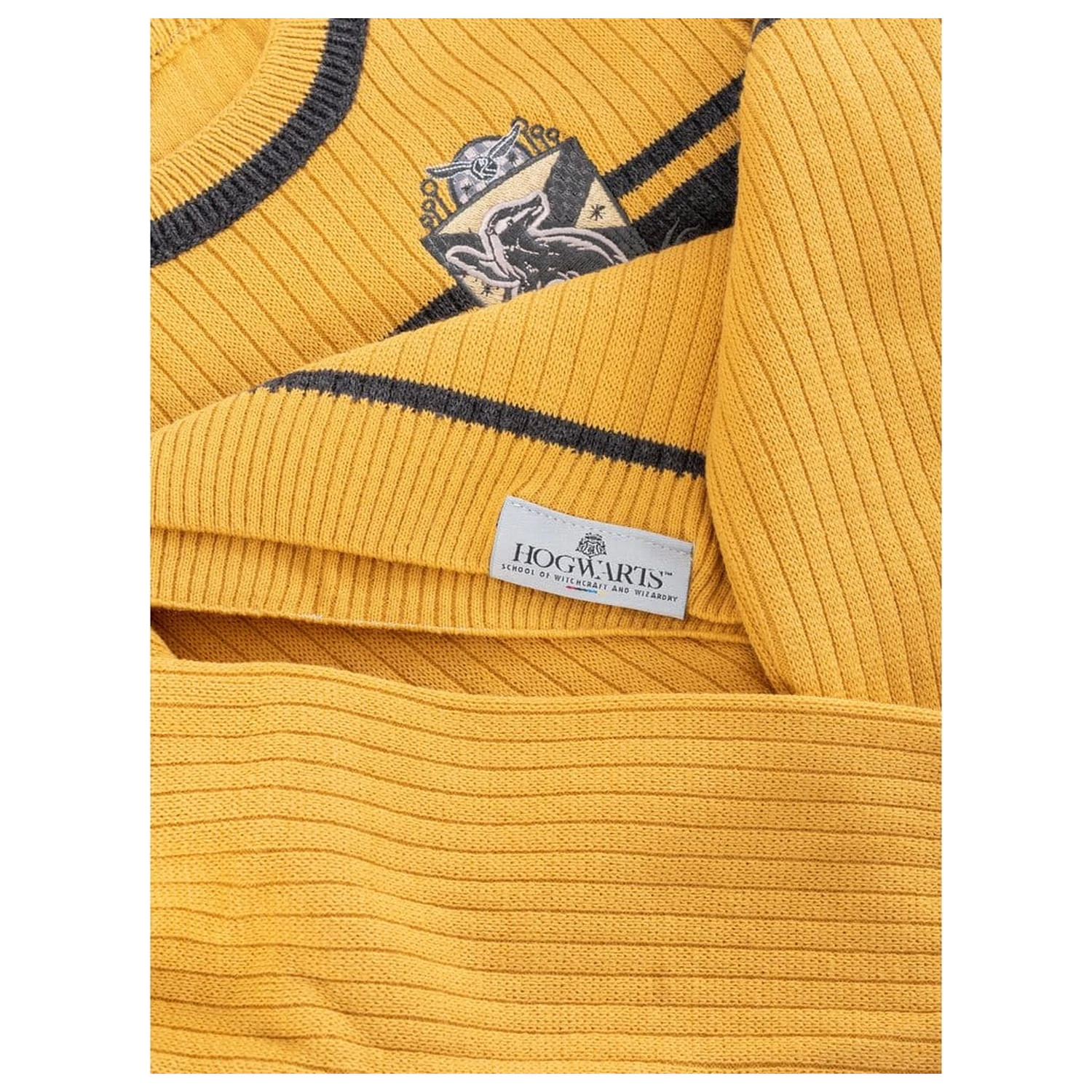 Harry Potter Kids Sweater Hufflepuff Varsity product photo