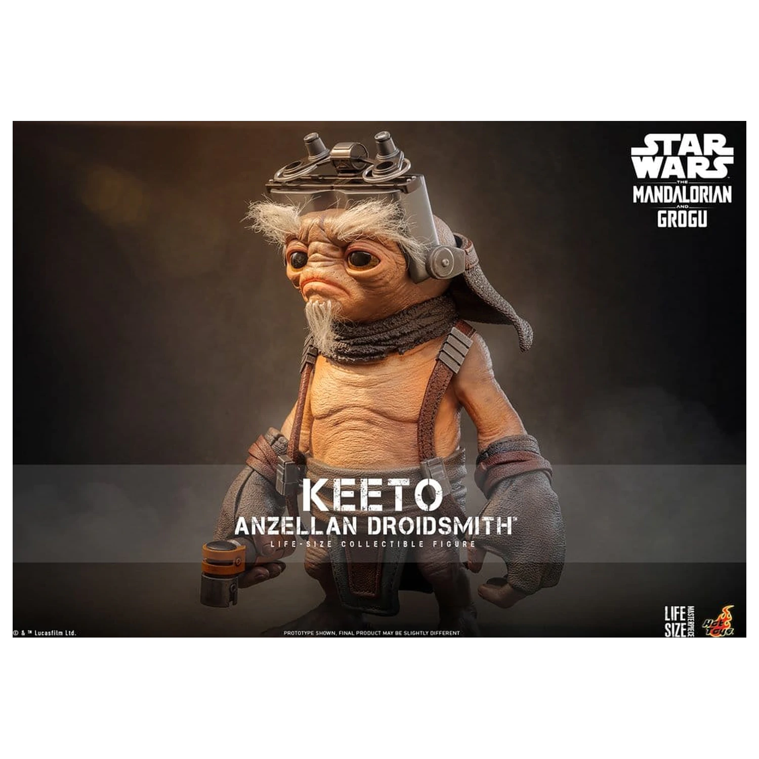 Star Wars: The Mandalorian & Grogu Life-Size Masterpiece Life-Size Figure Keeto (Anzellan Droidsmith) 26 cm product photo