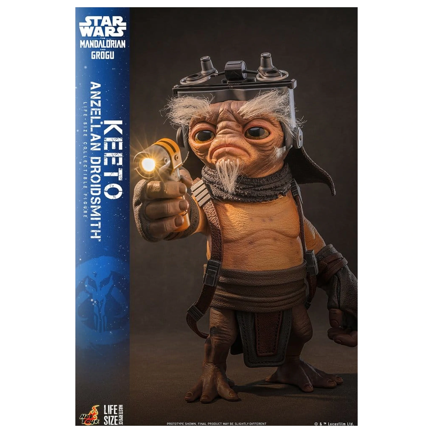 Star Wars: The Mandalorian & Grogu Life-Size Masterpiece Life-Size Figure Keeto (Anzellan Droidsmith) 26 cm product photo