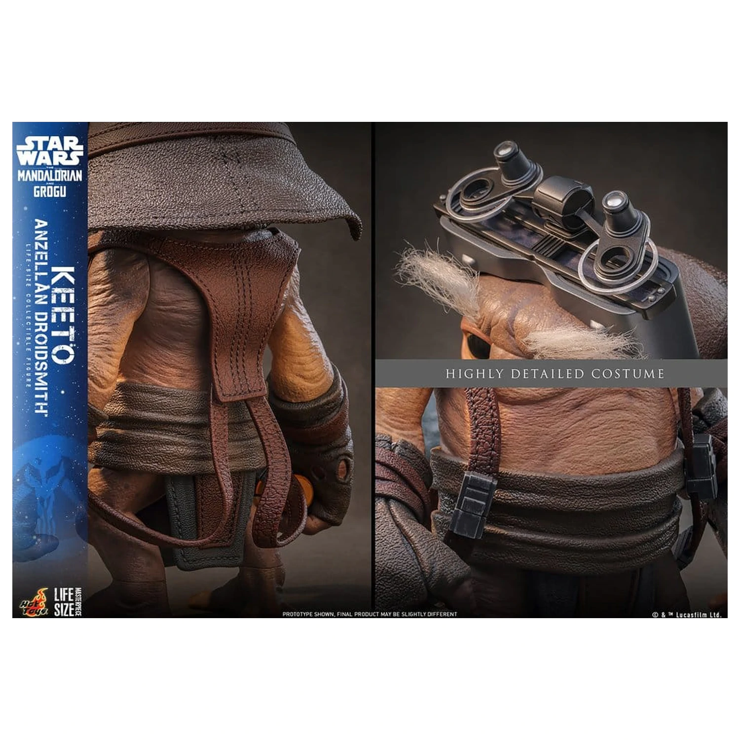 Star Wars: The Mandalorian & Grogu Life-Size Masterpiece Life-Size Figure Keeto (Anzellan Droidsmith) 26 cm product photo