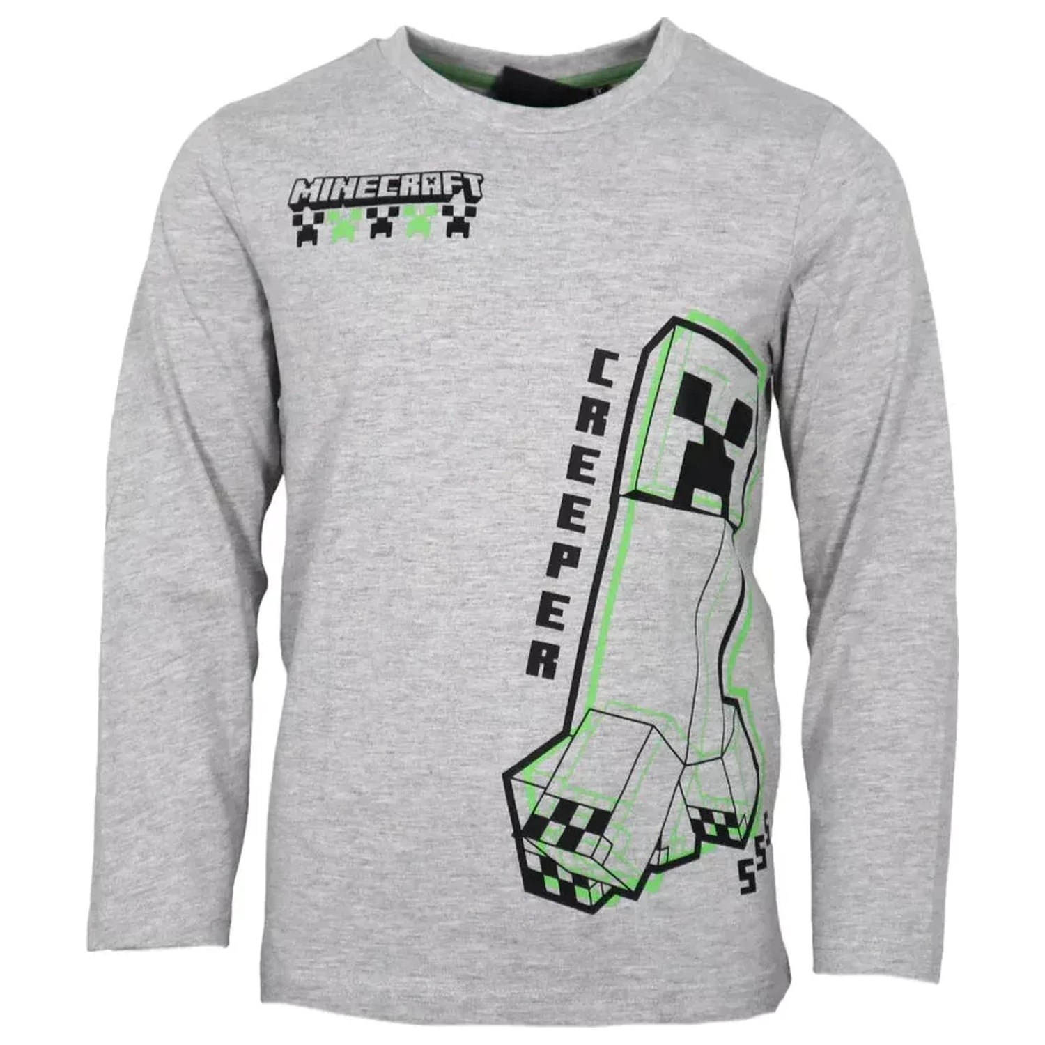 Minecraft Create Grey long sleeve t-shirt, top for kids product photo