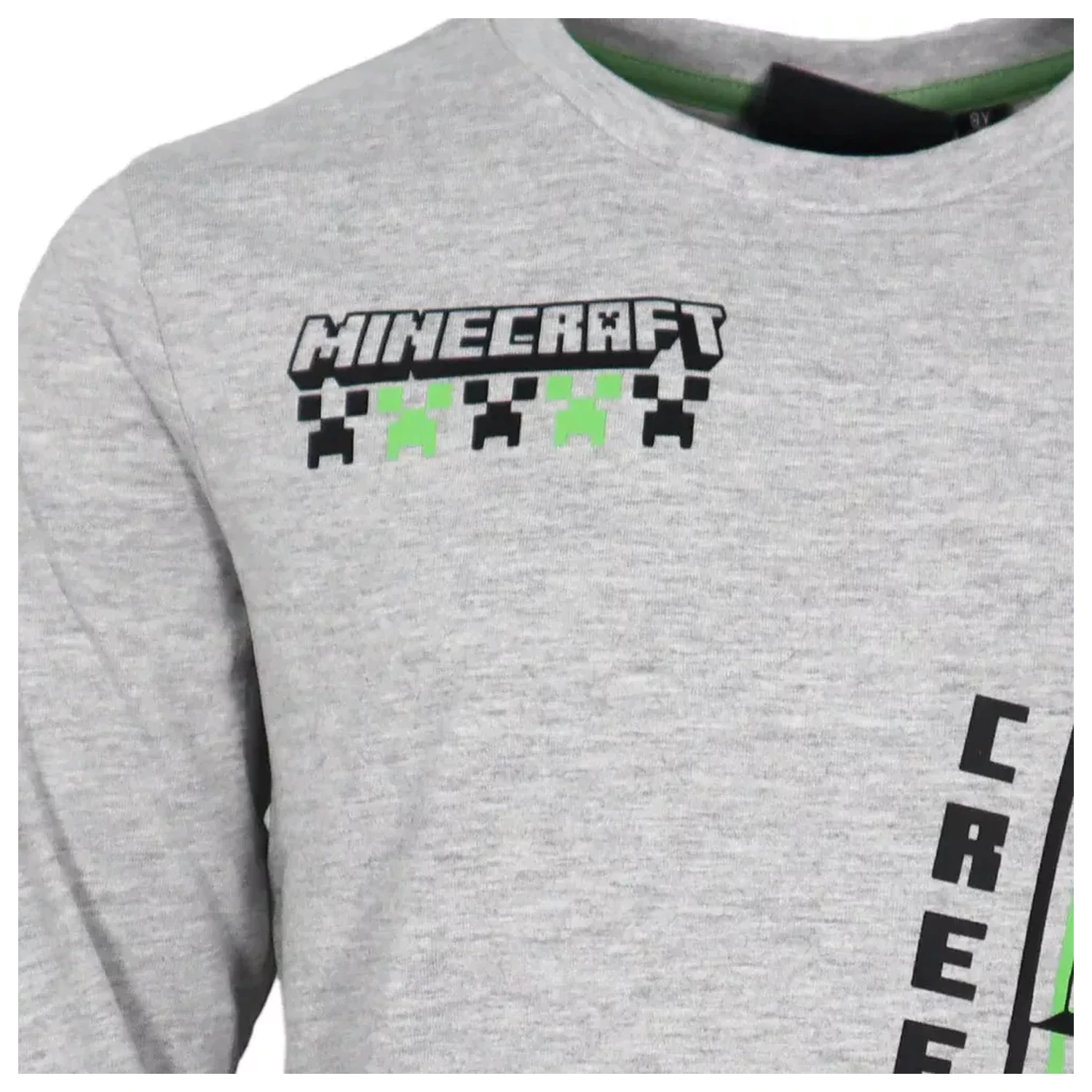 Minecraft Create Grey long sleeve t-shirt, top for kids product photo