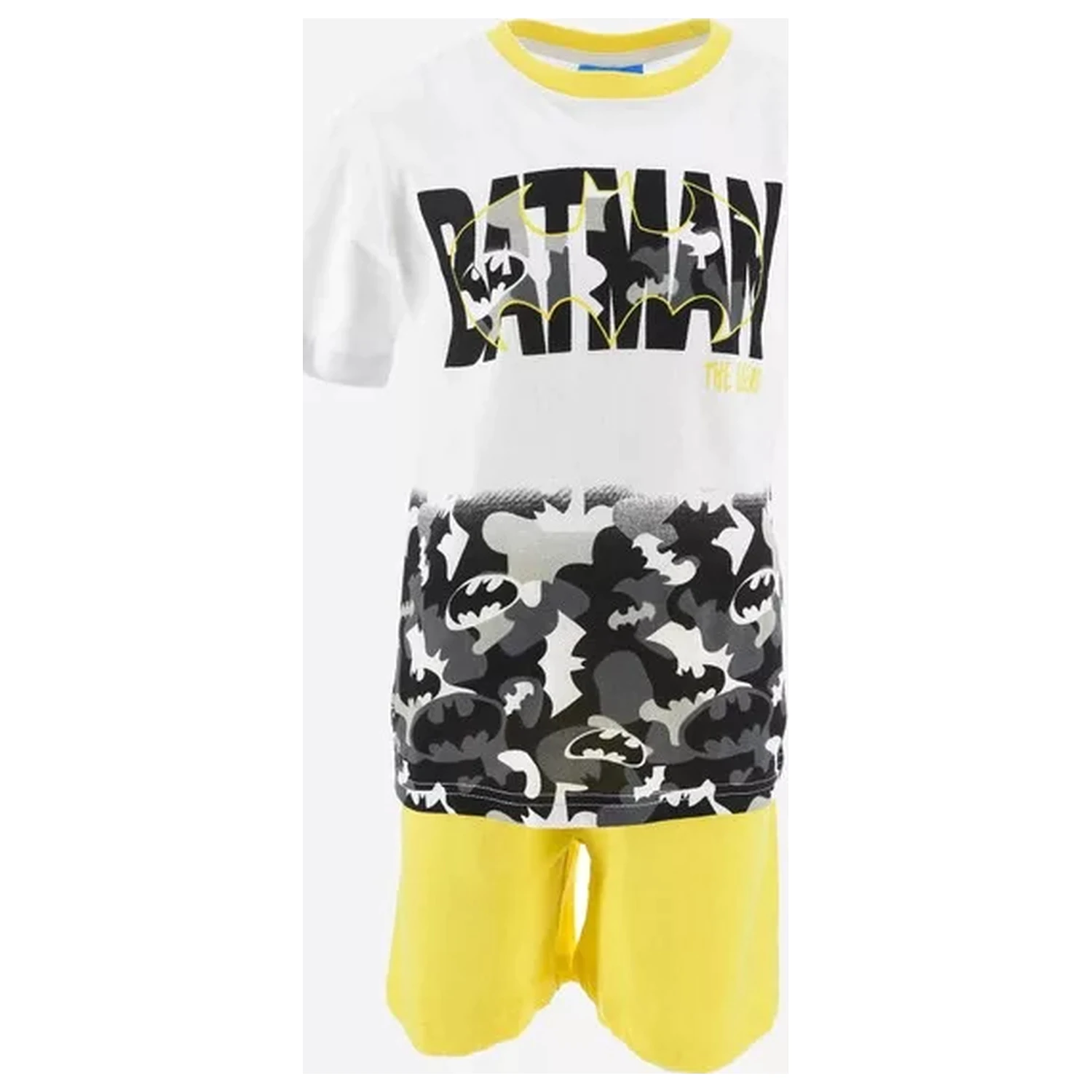 Batman Shadow Yellow kids short pajamas product photo