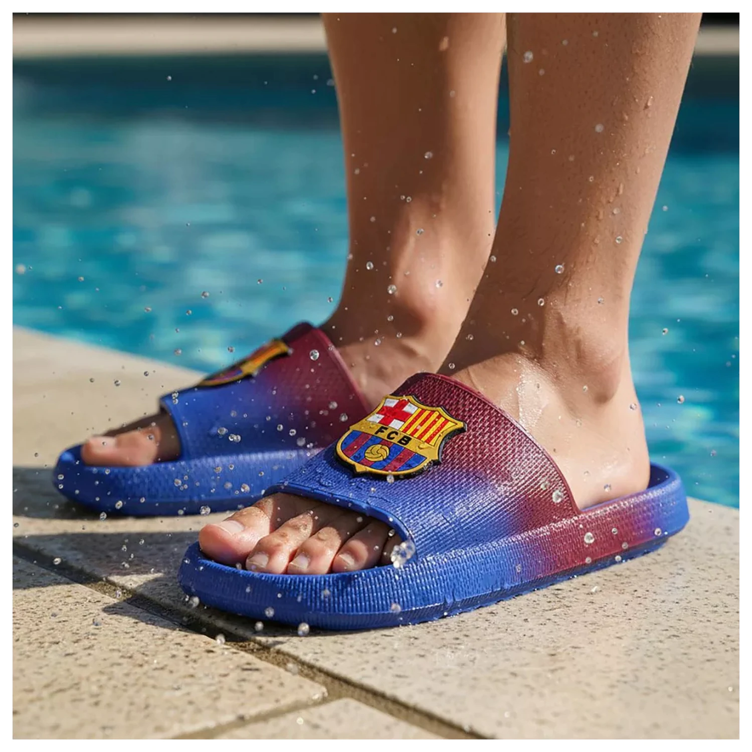 FC Barcelona Logo adult slippers product photo