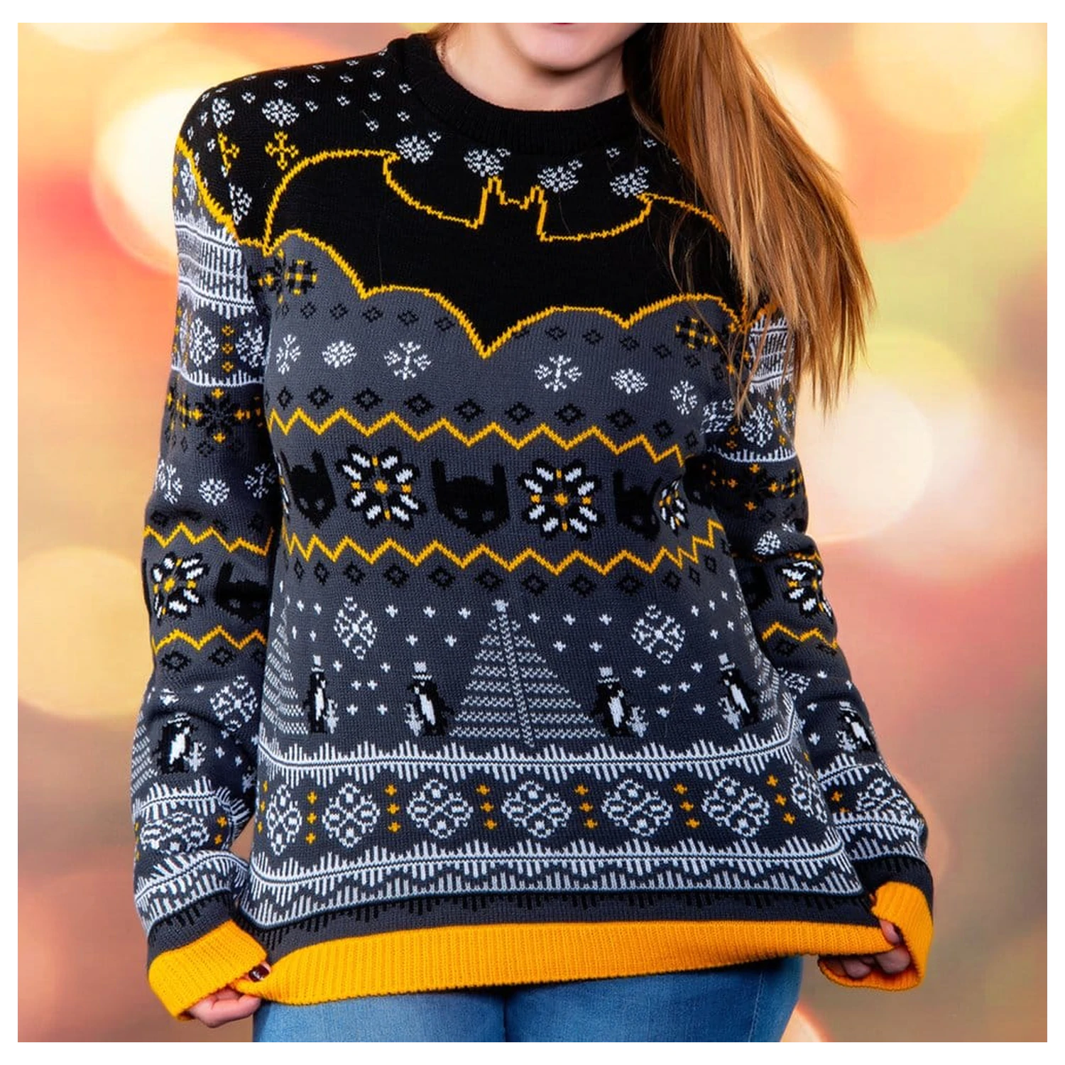Batman Christmas Sweater Penguin  product photo