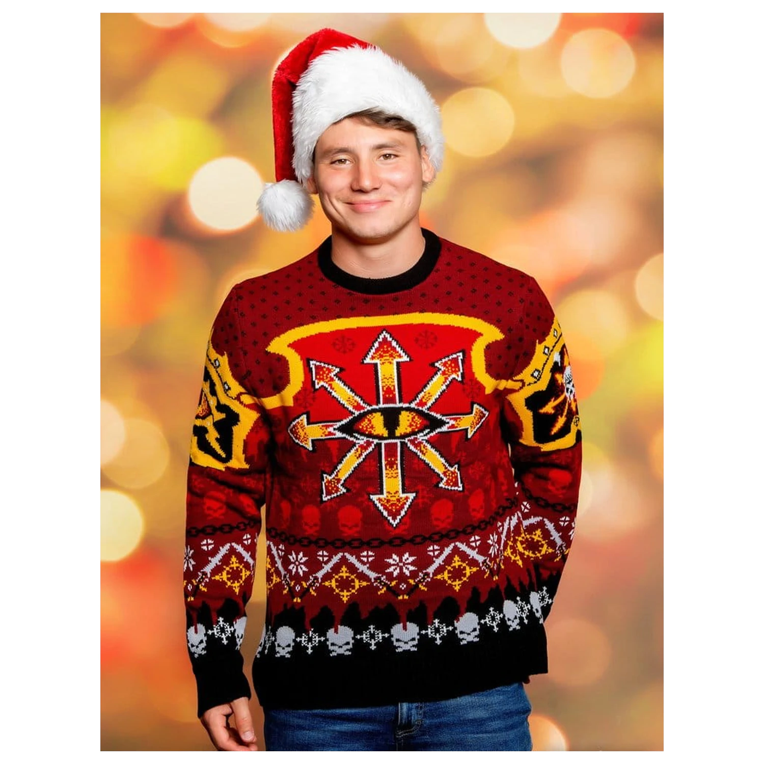 Warhammer 40,000 Christmas Sweater Chaos  product photo