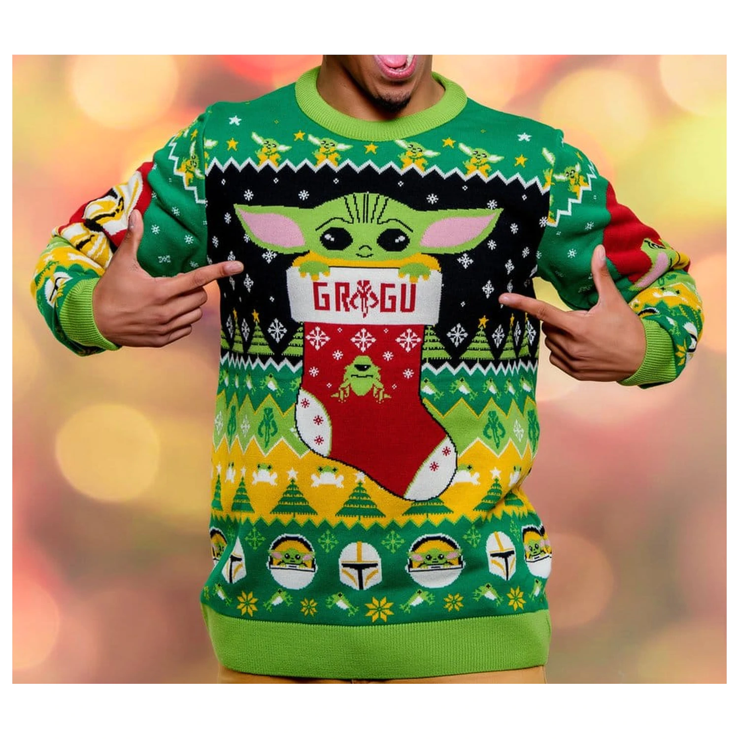 Star Wars Christmas Sweater Grogu product photo
