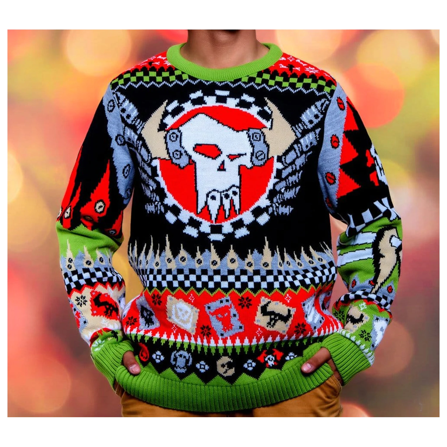 Warhammer 40,000 Christmas Sweater Ork  product photo