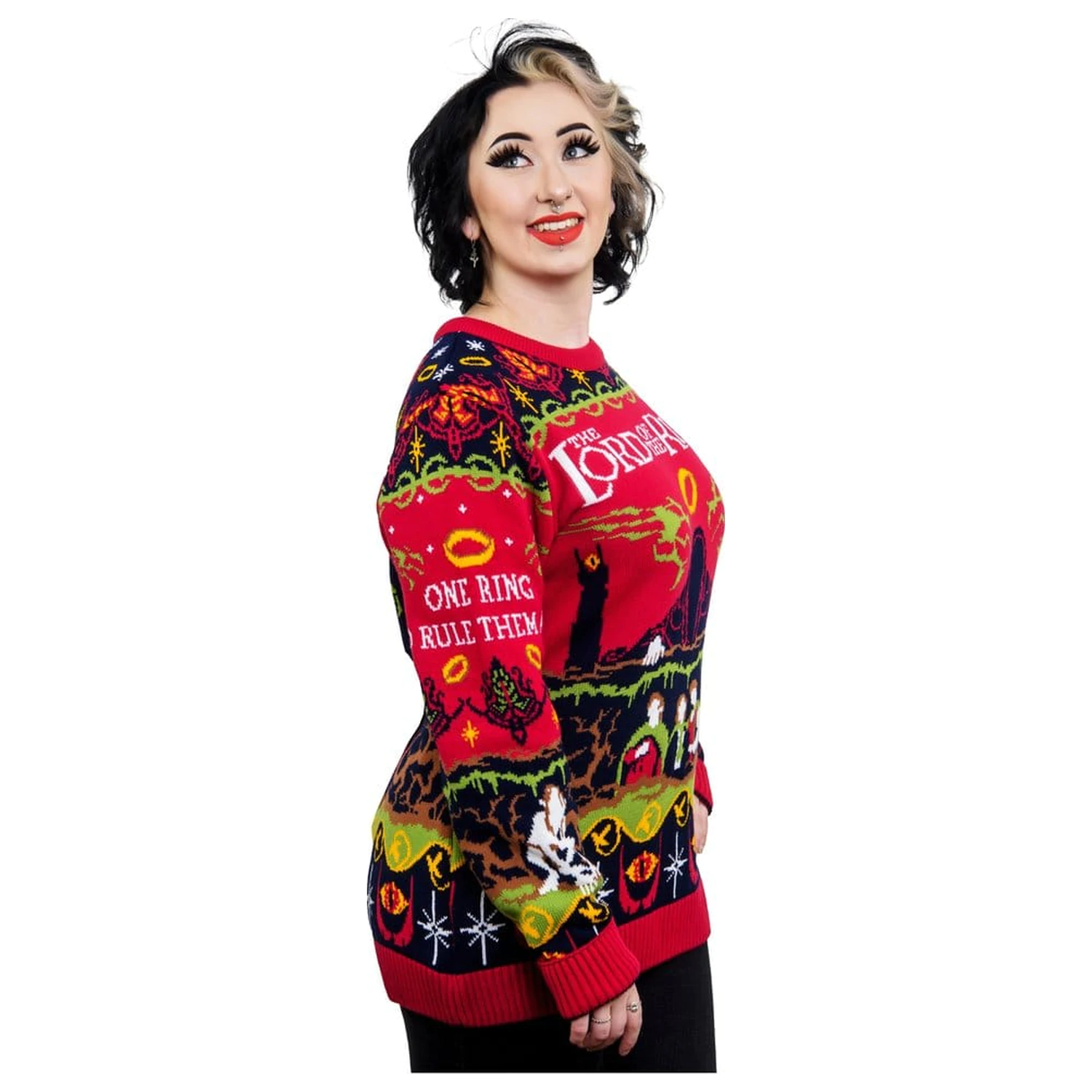 Lord Of The Rings Christmas Sweater One Sweater To Rule Them All  product photo