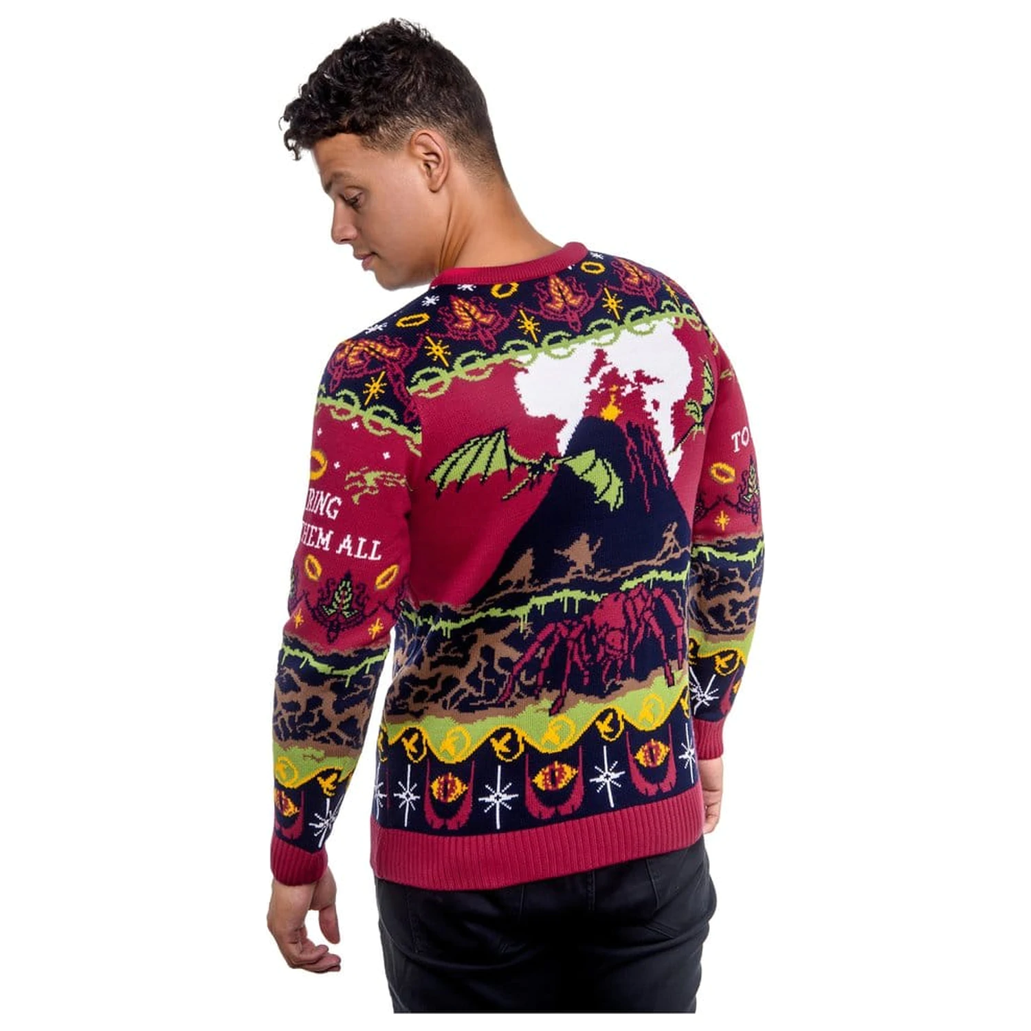 Lord Of The Rings Christmas Sweater One Sweater To Rule Them All  product photo
