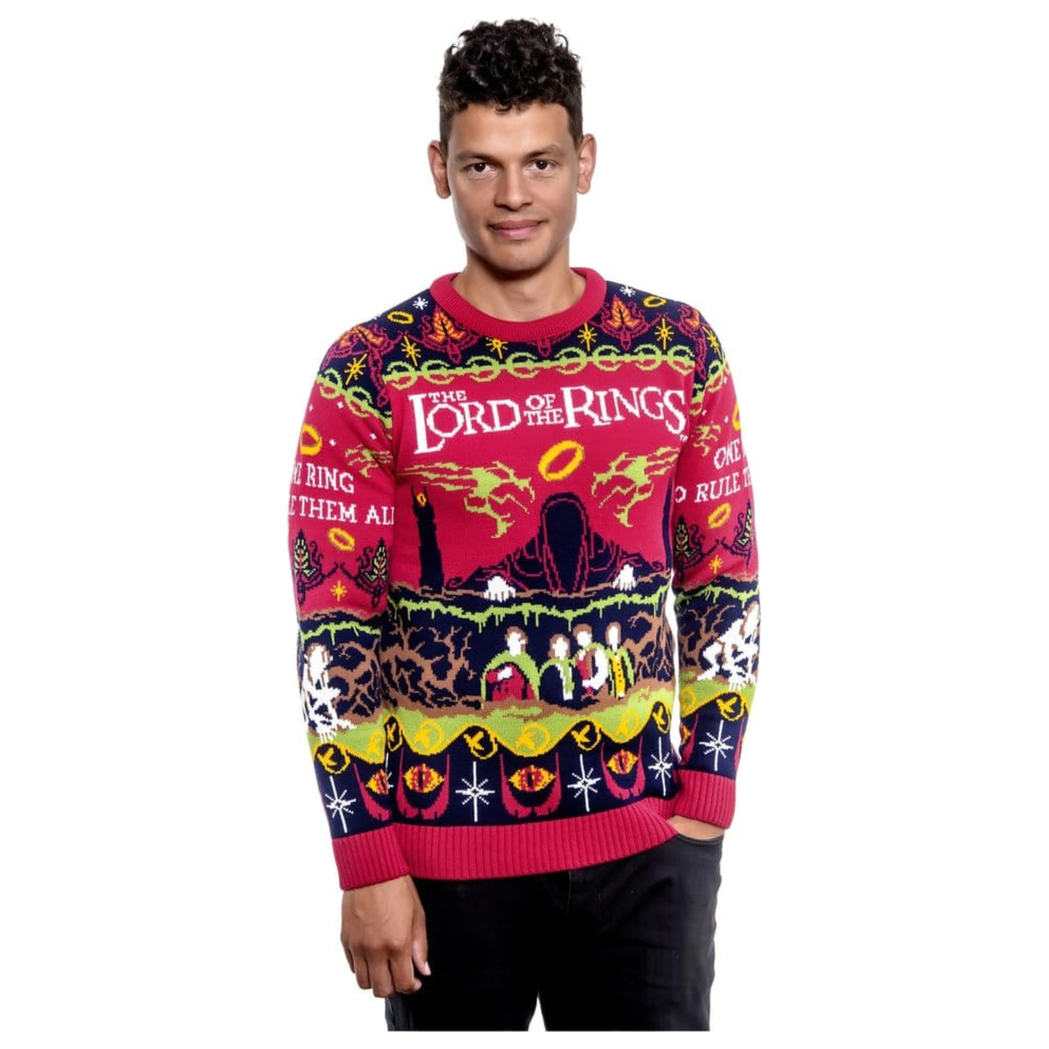 Lord Of The Rings Christmas Sweater One Sweater To Rule Them All  product photo