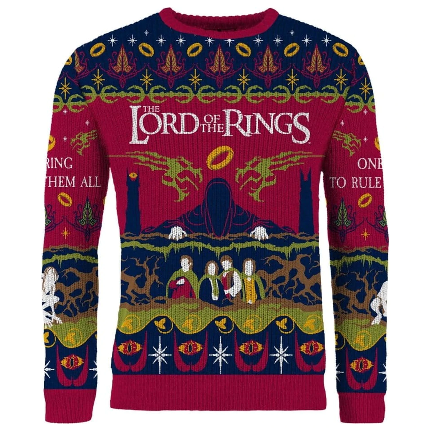 Lord Of The Rings Christmas Sweater One Sweater To Rule Them All  product photo
