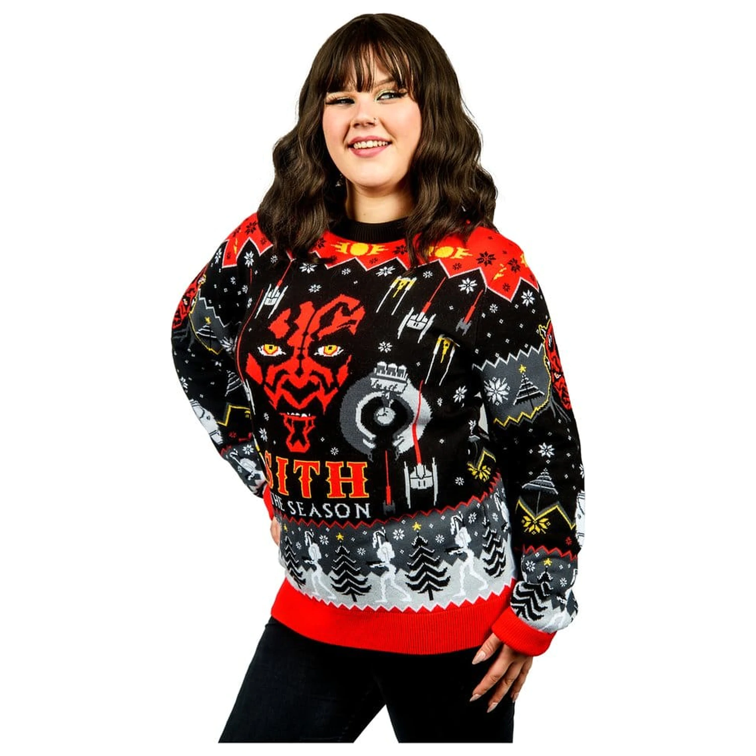 Star Wars Christmas Sweater Sith  product photo