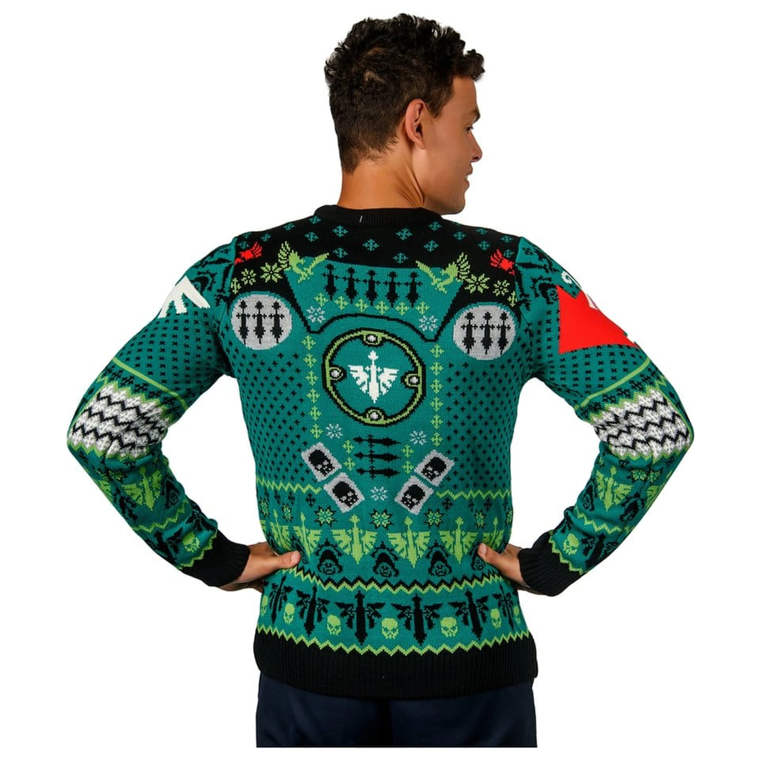 Warhammer 40,000 Christmas Sweater Dark Angels product photo