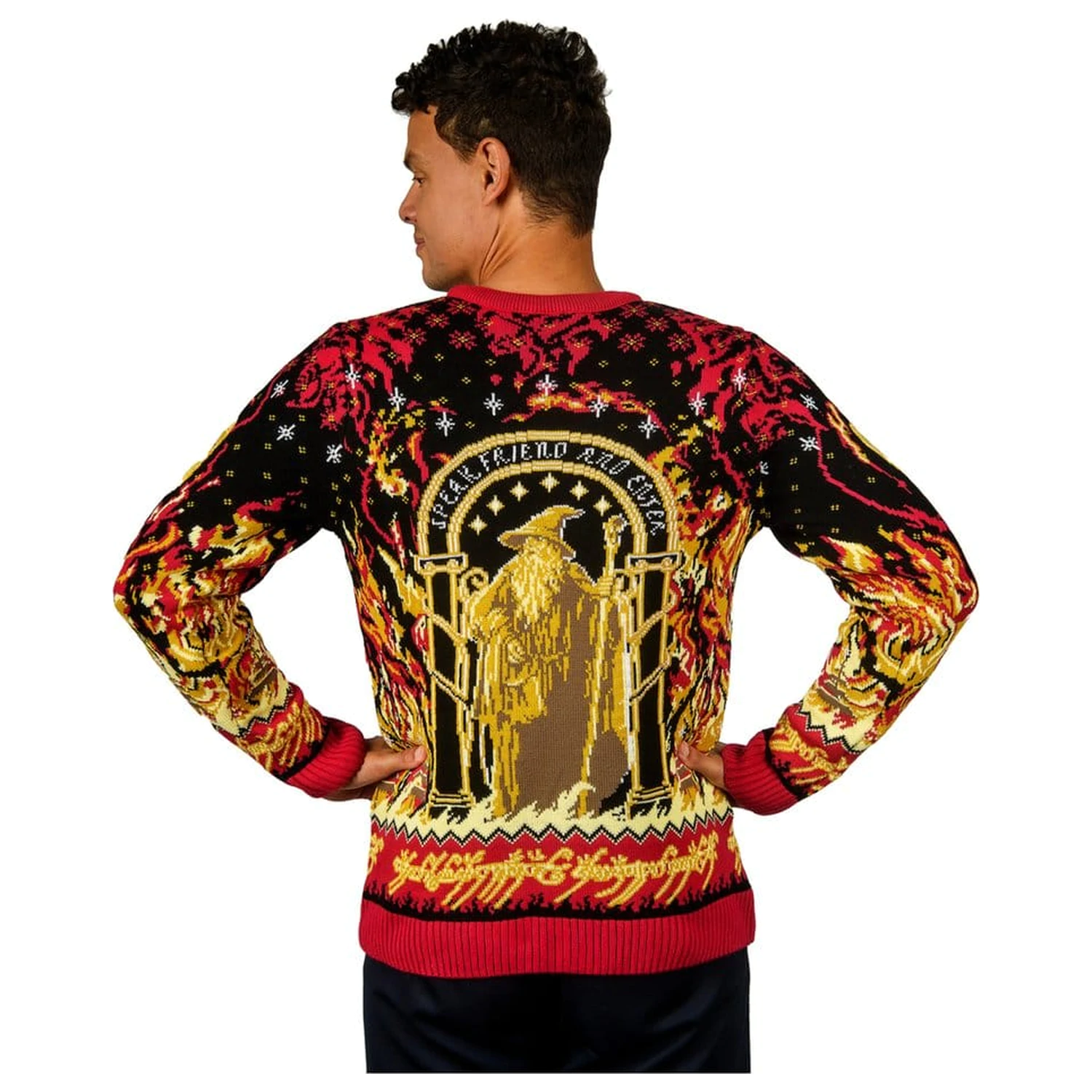 Lord of the Rings Christmas Sweater Balrog  product photo