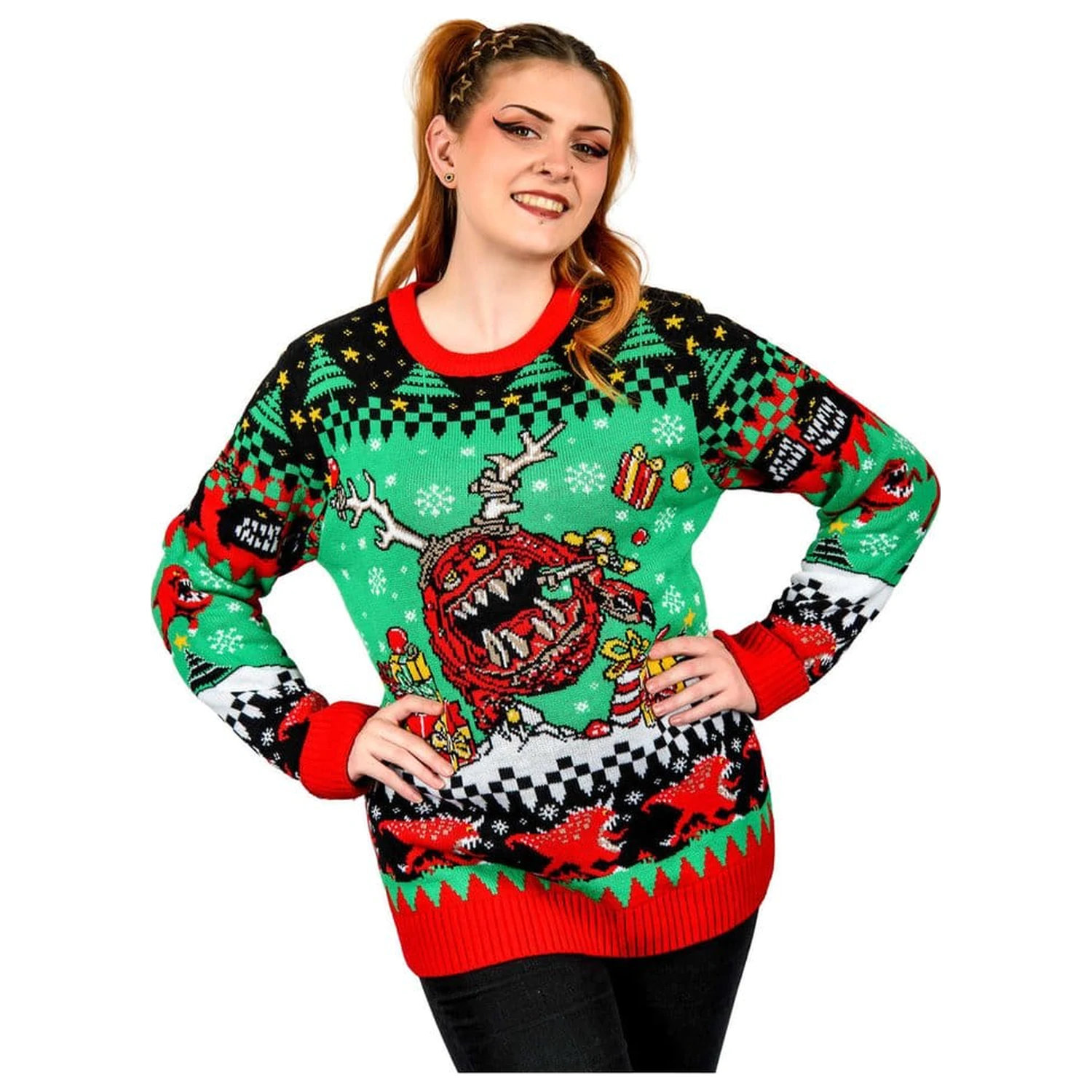 Warhammer 40,000 Christmas Sweater Squig  product photo