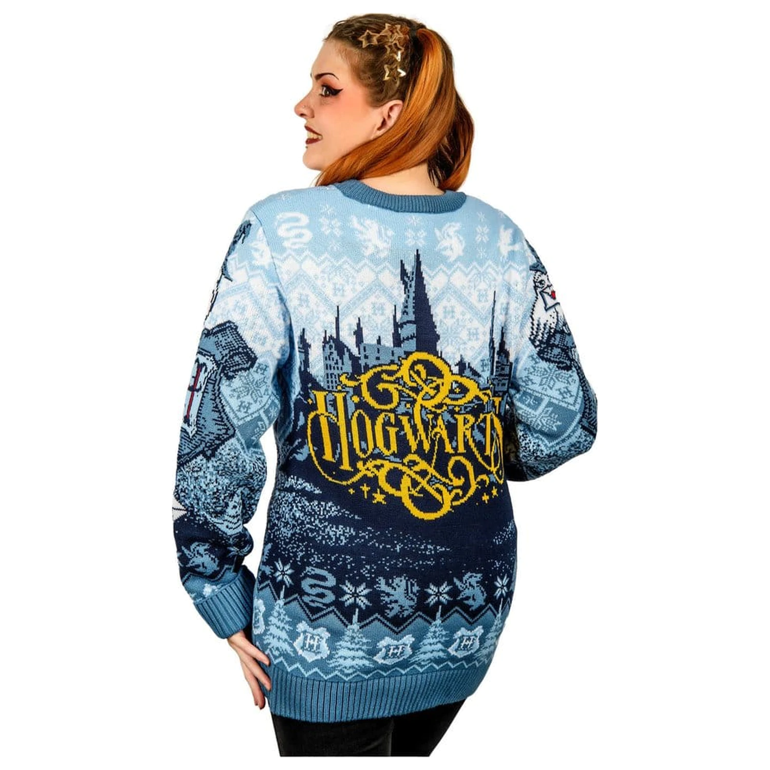Harry Potter Christmas Sweater Hogwarts product photo