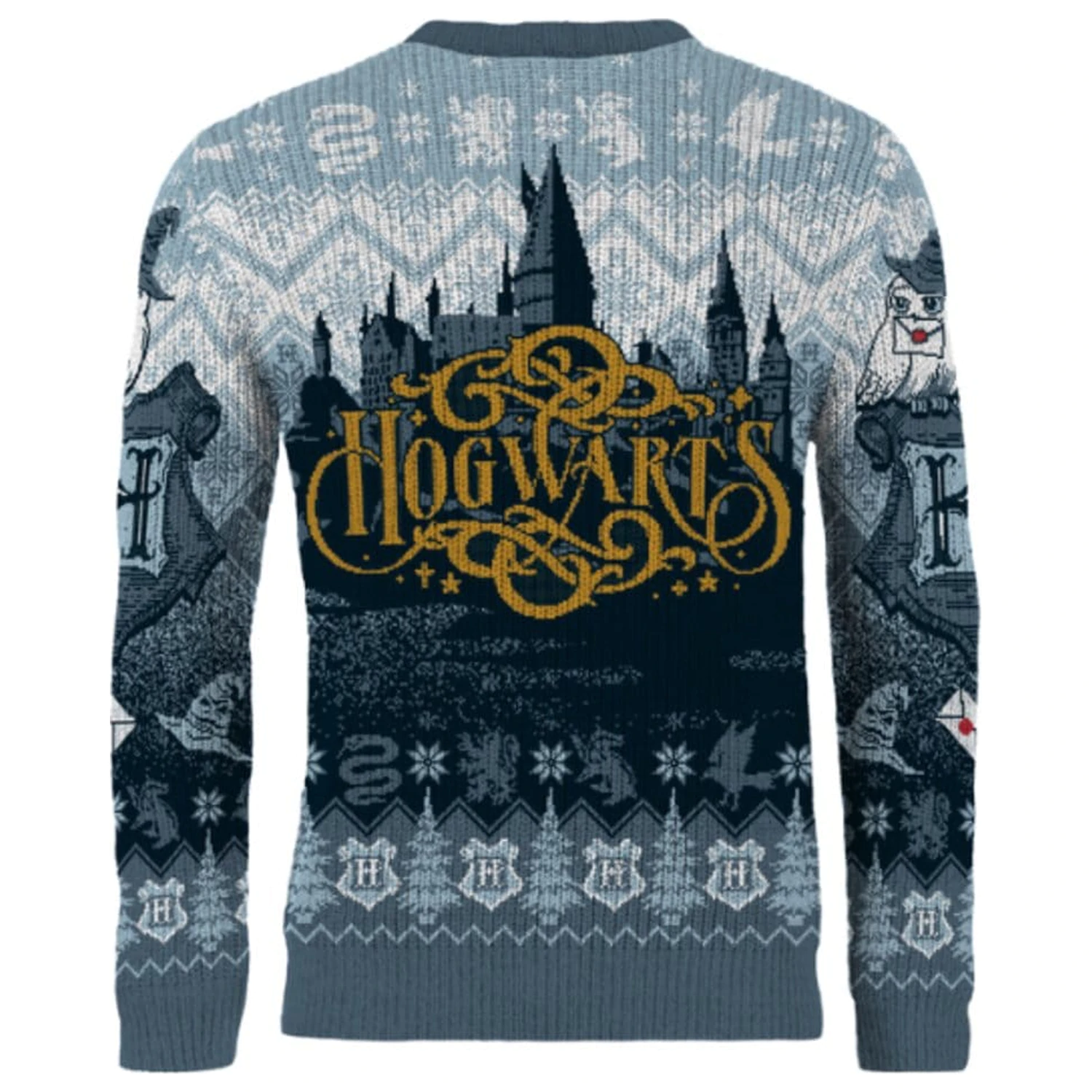 Harry Potter Christmas Sweater Hogwarts product photo