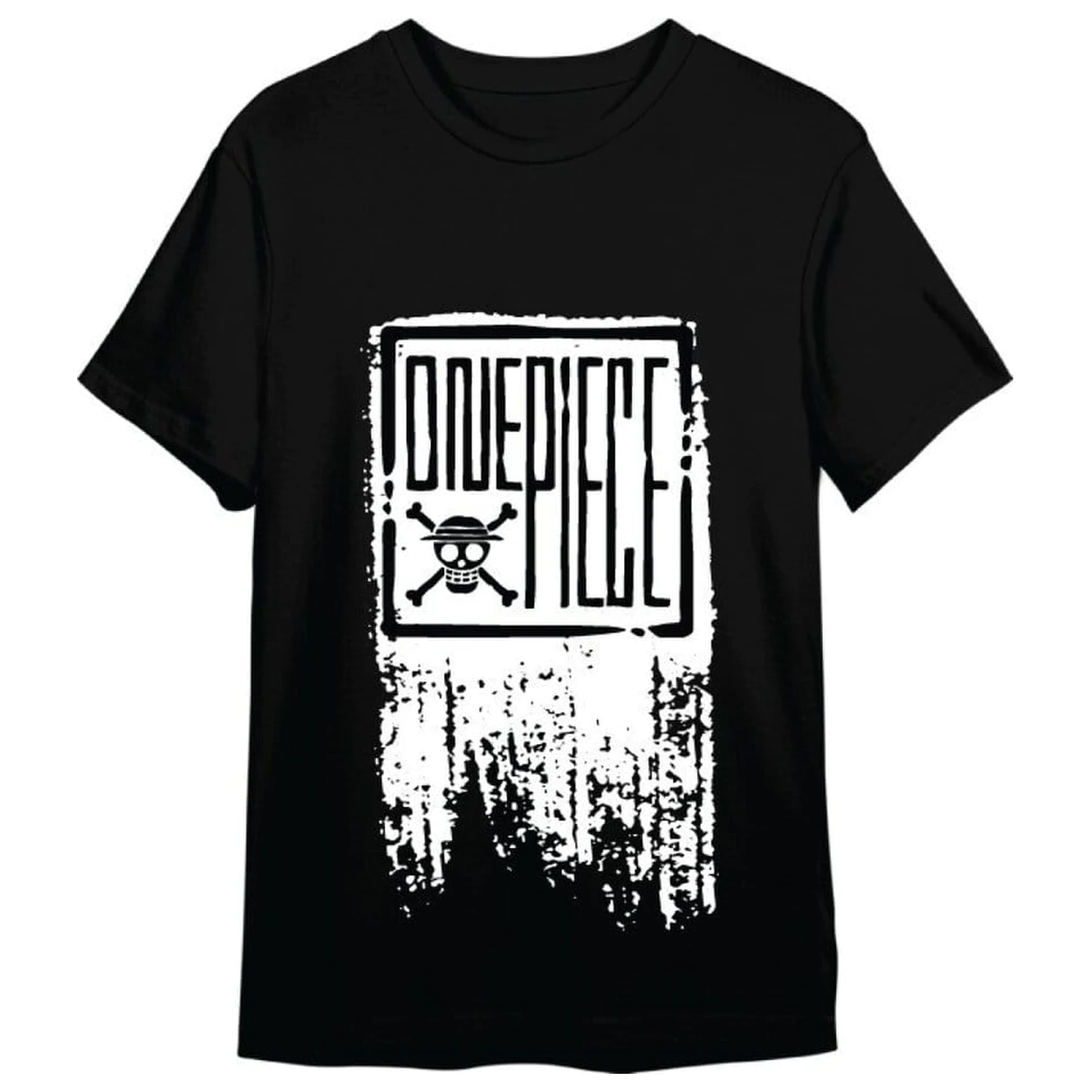 One Piece T-Shirt One Piece Logo Black  product photo