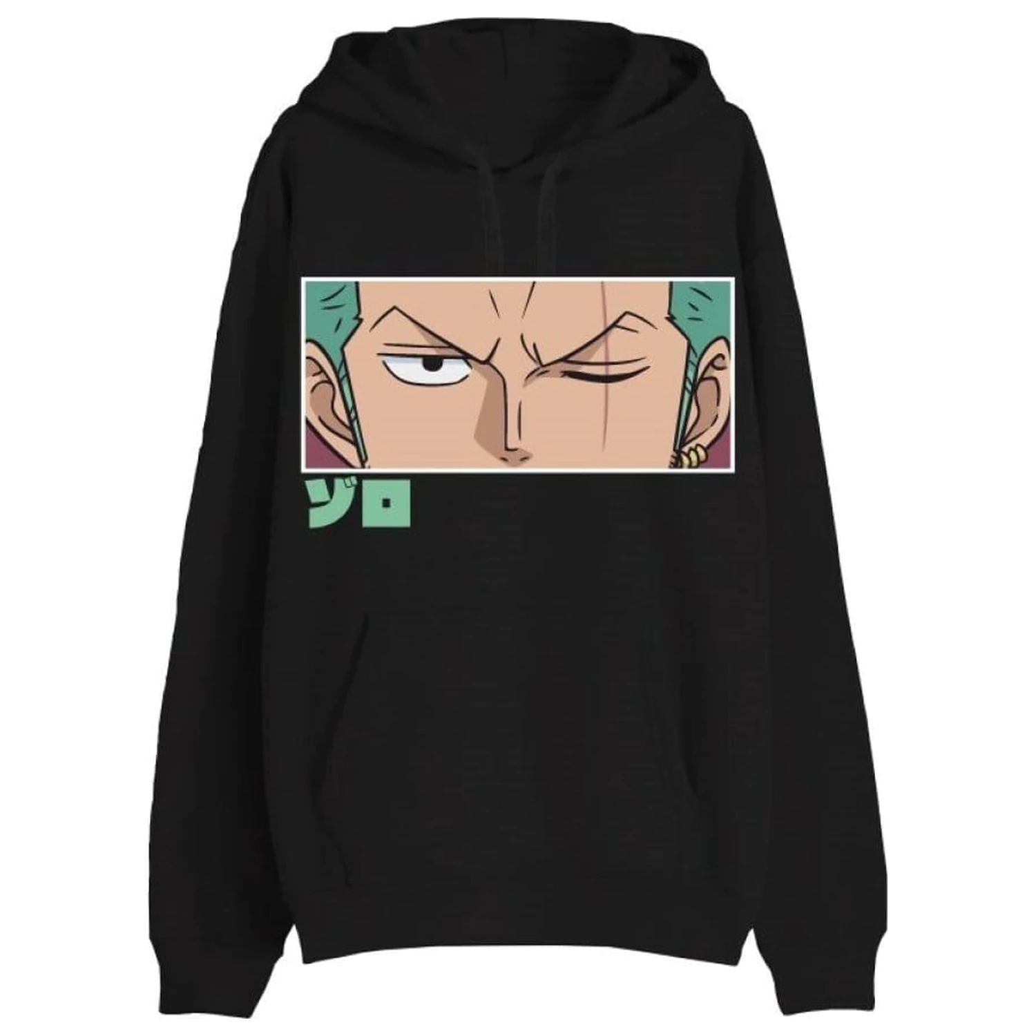 One Piece Sweater Roronoa Zoro Eyes Black product photo