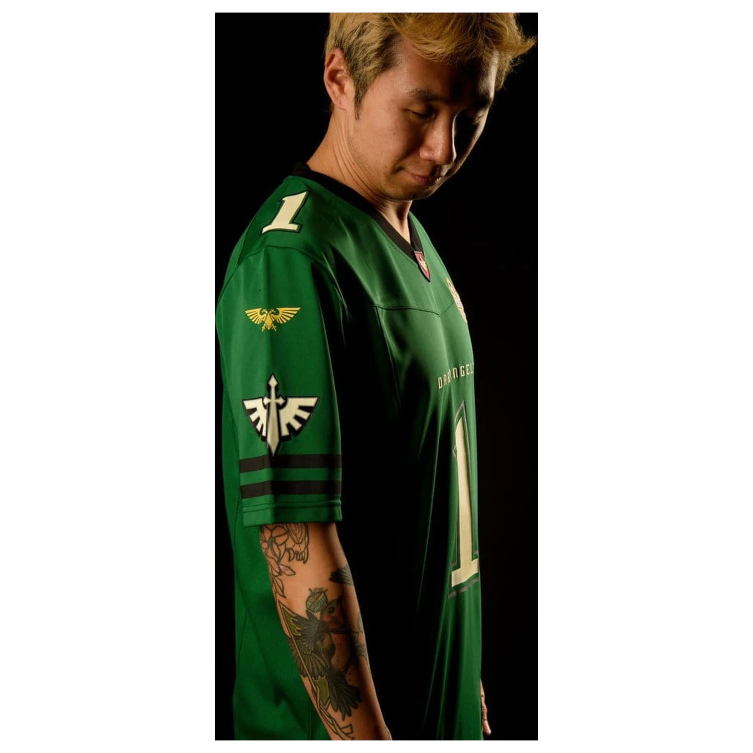 Warhammer 40,000 Sports Jersey Shirt Dark Angels product photo