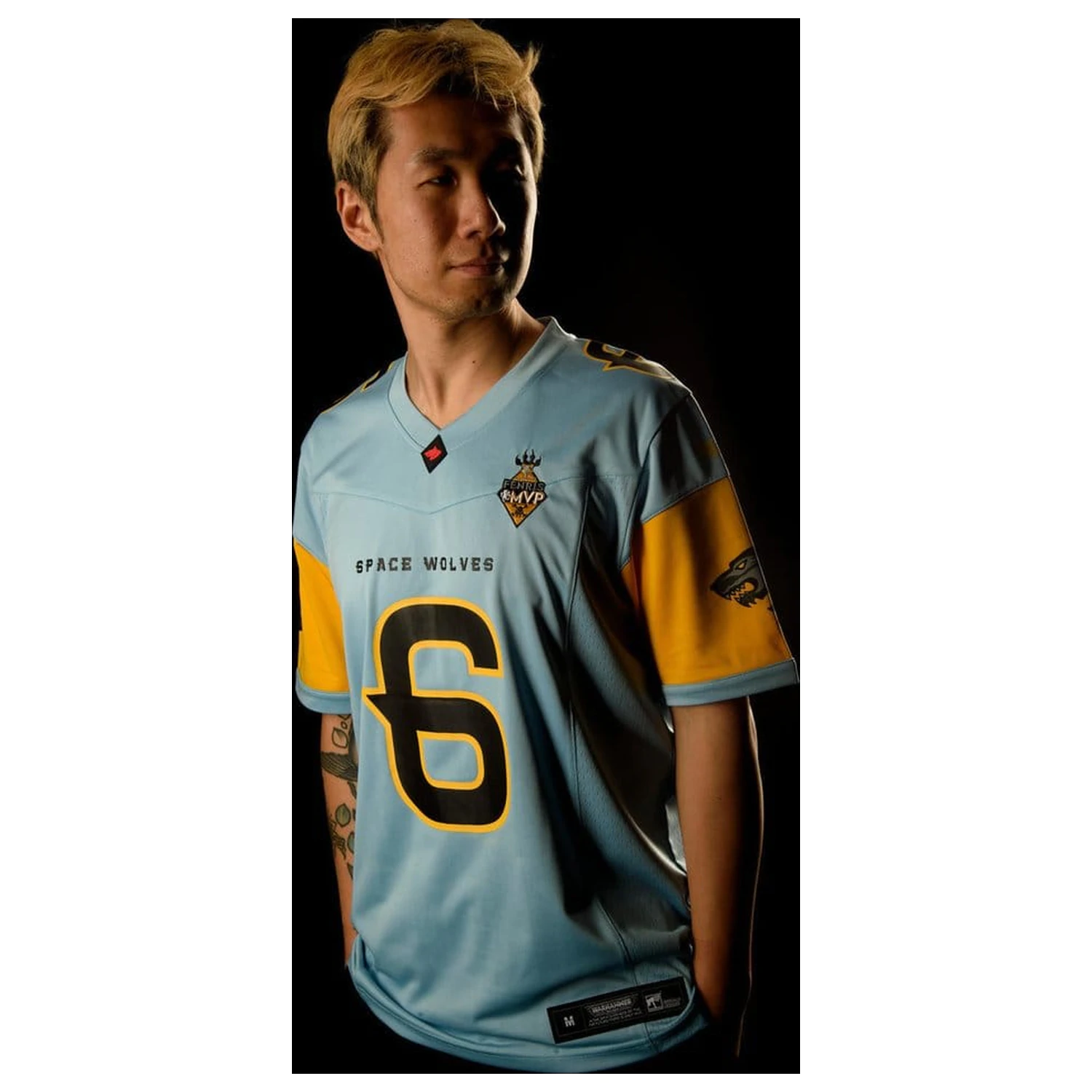 Warhammer 40,000 Sports Jersey Shirt Space Wolves product photo