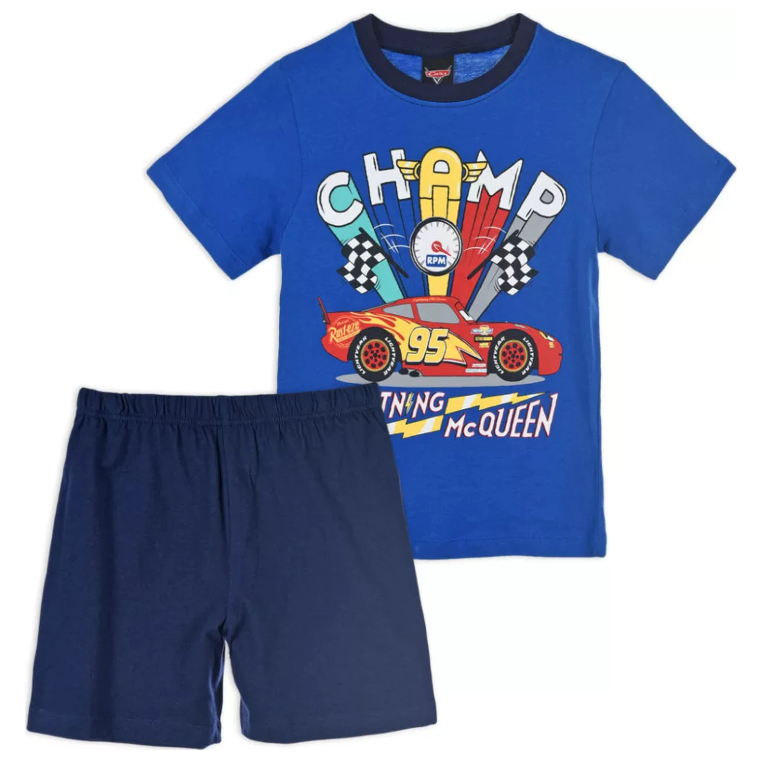 Disney Verdák Champ Blue kids short pajamas product photo