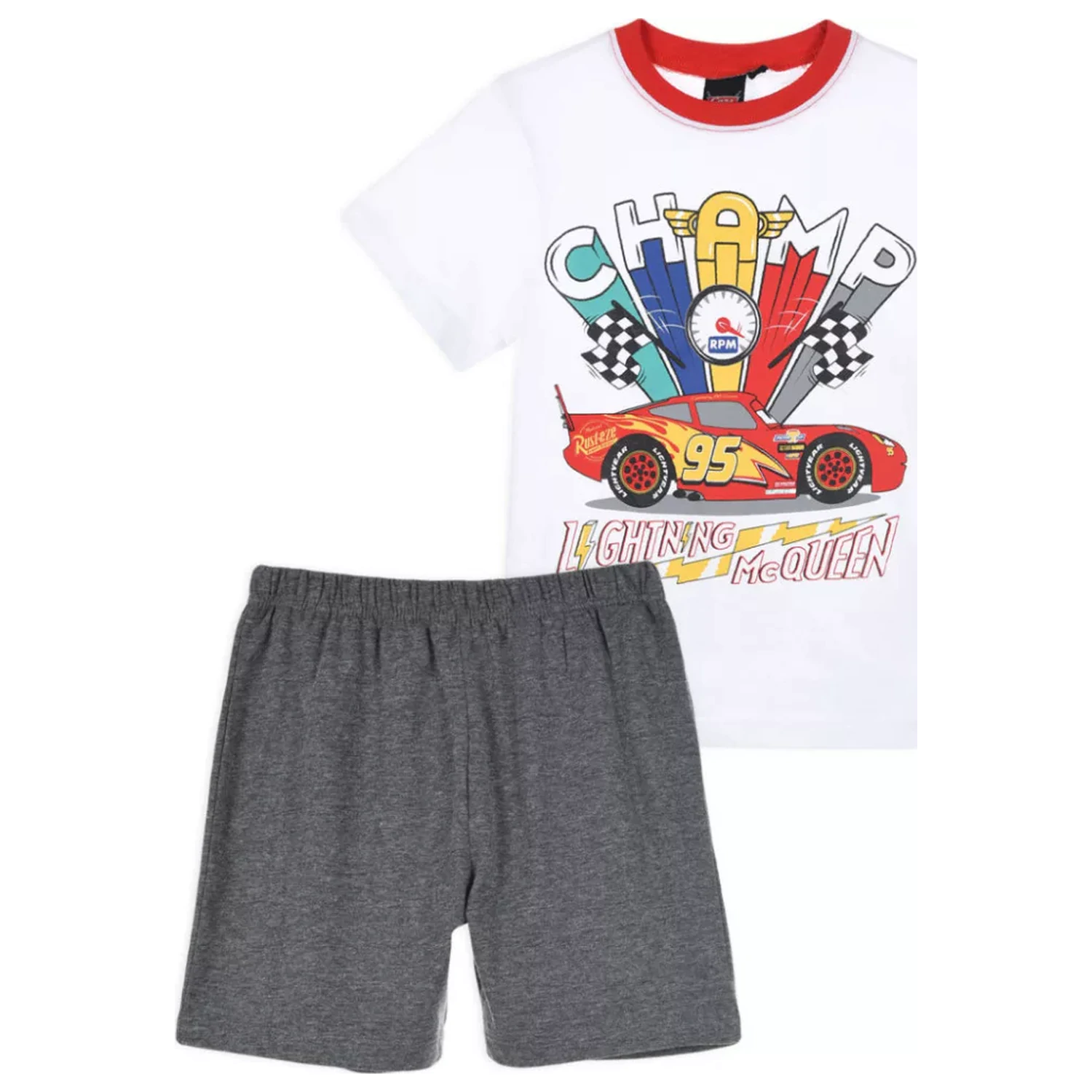 Disney Verdák Champ White kids short pajamas product photo