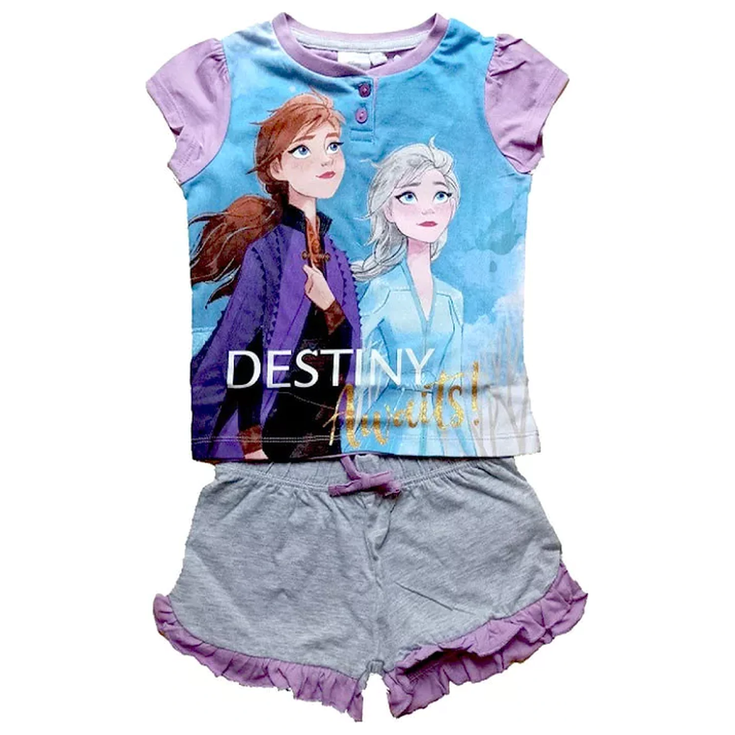 Disney Frozen Destiny kids short pajamas in a gift box product photo