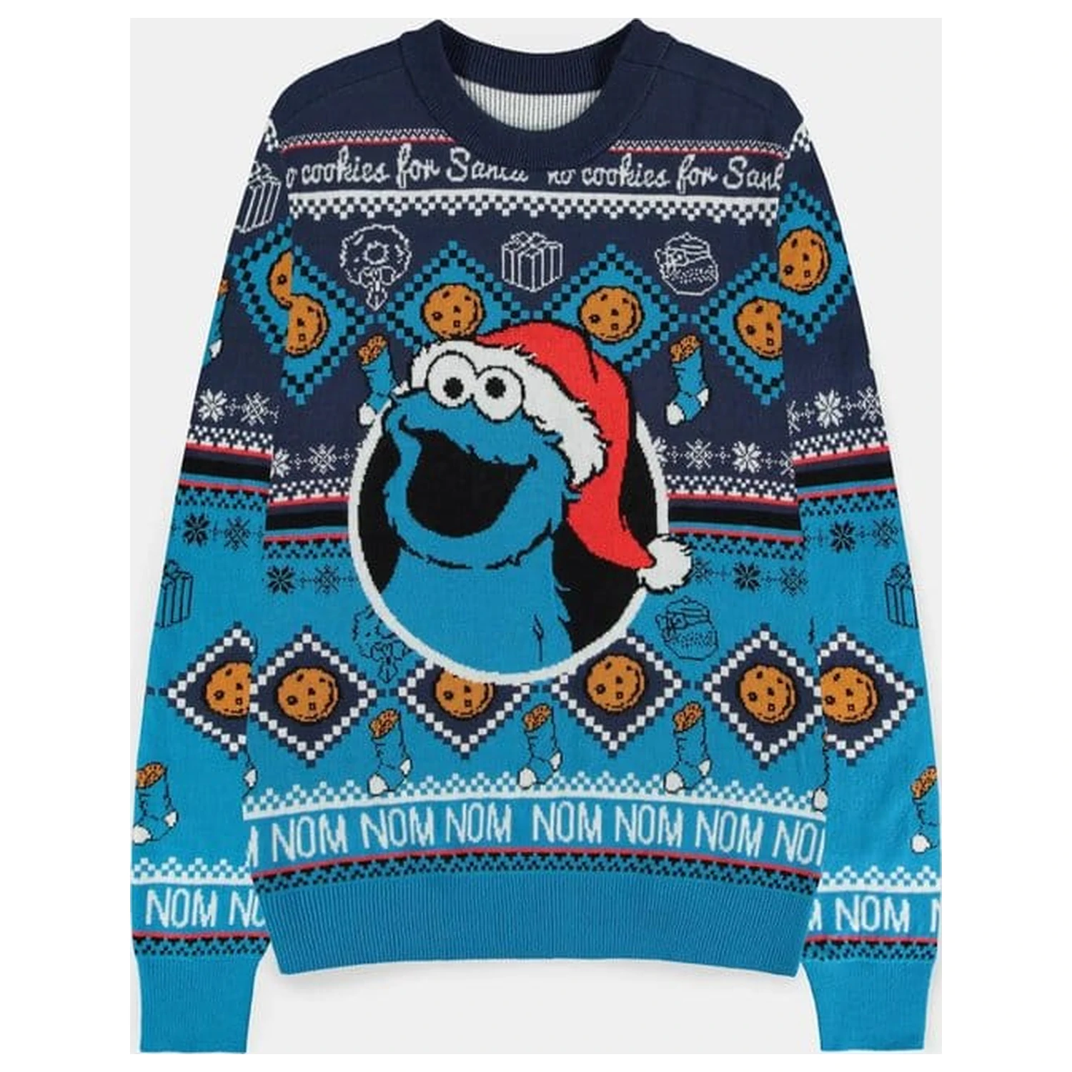 Sesame Street Christmas Sweater Cookie Monster product photo