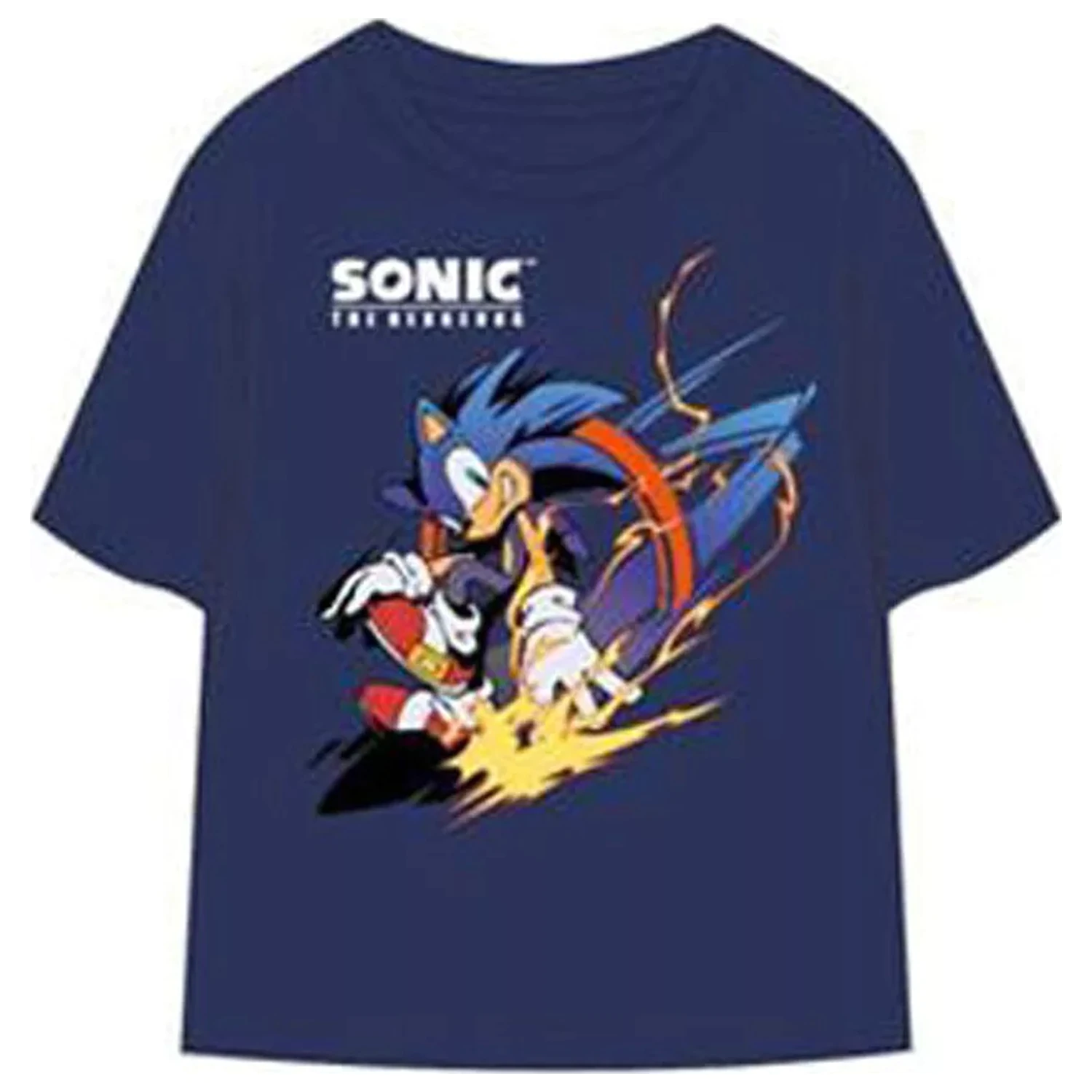 Sonic the Hedgehog Speed Rush Blue children's short-sleeved t-shirt, top product photo