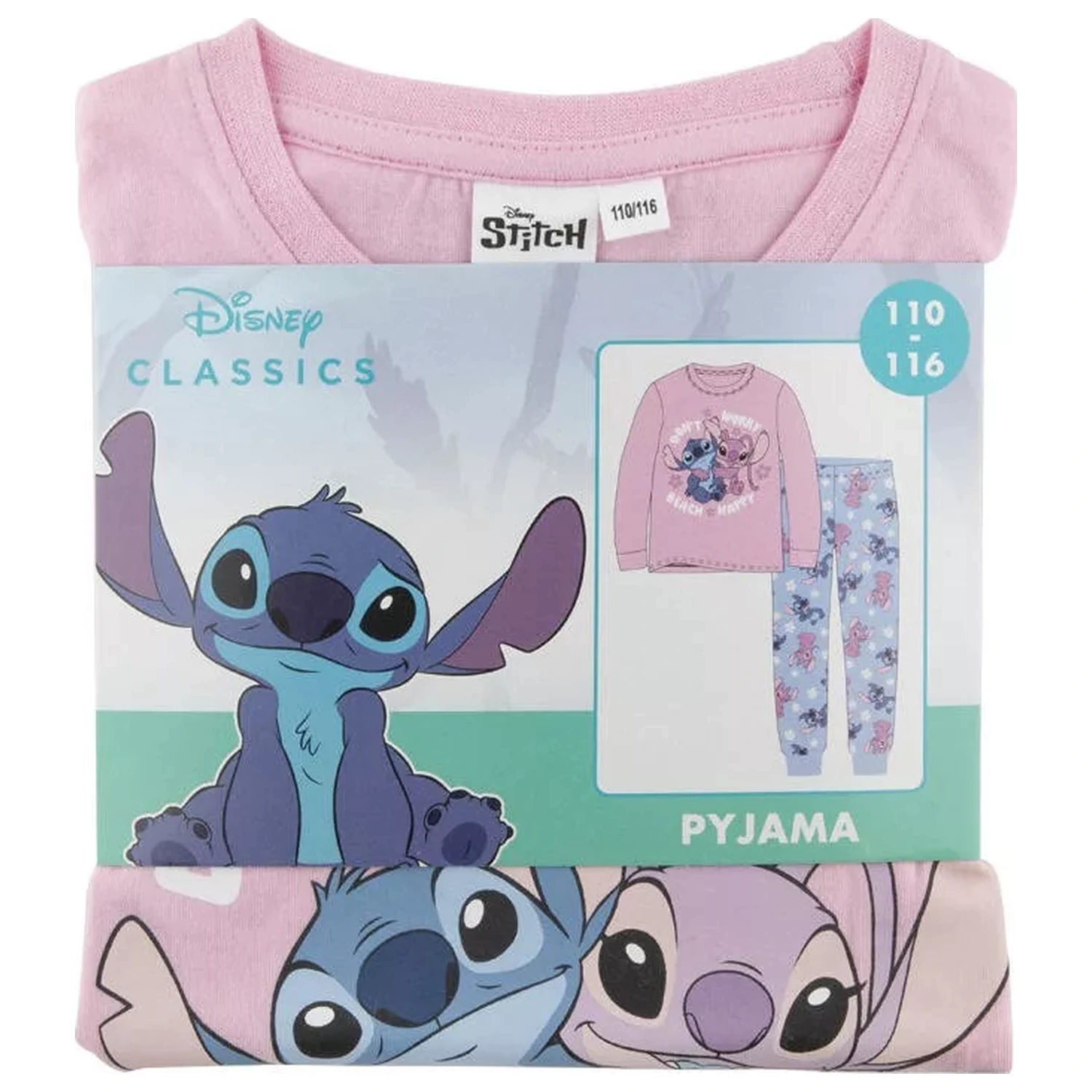 Stitch Happy kids' long pyjamas product photo