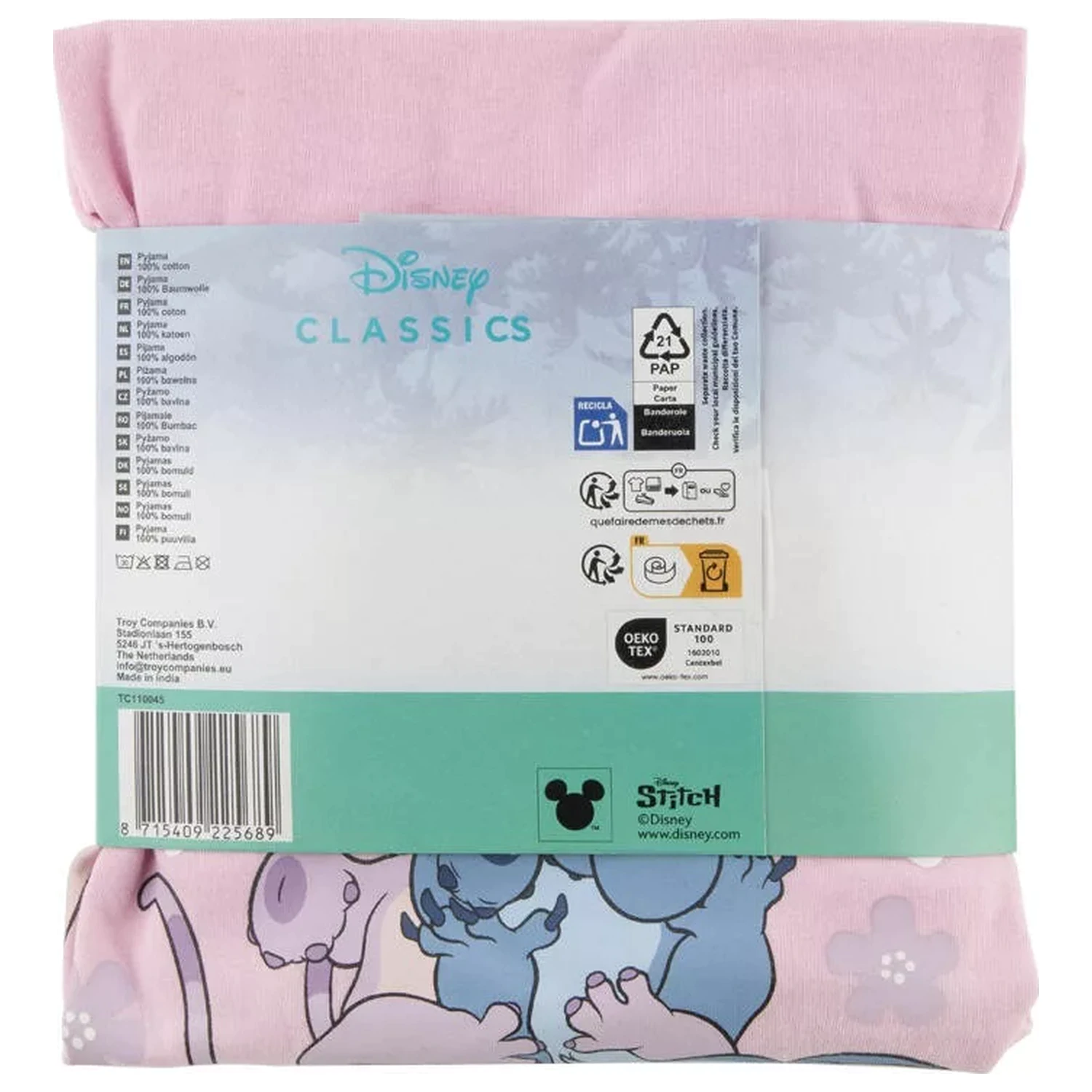Stitch Happy kids' long pyjamas product photo