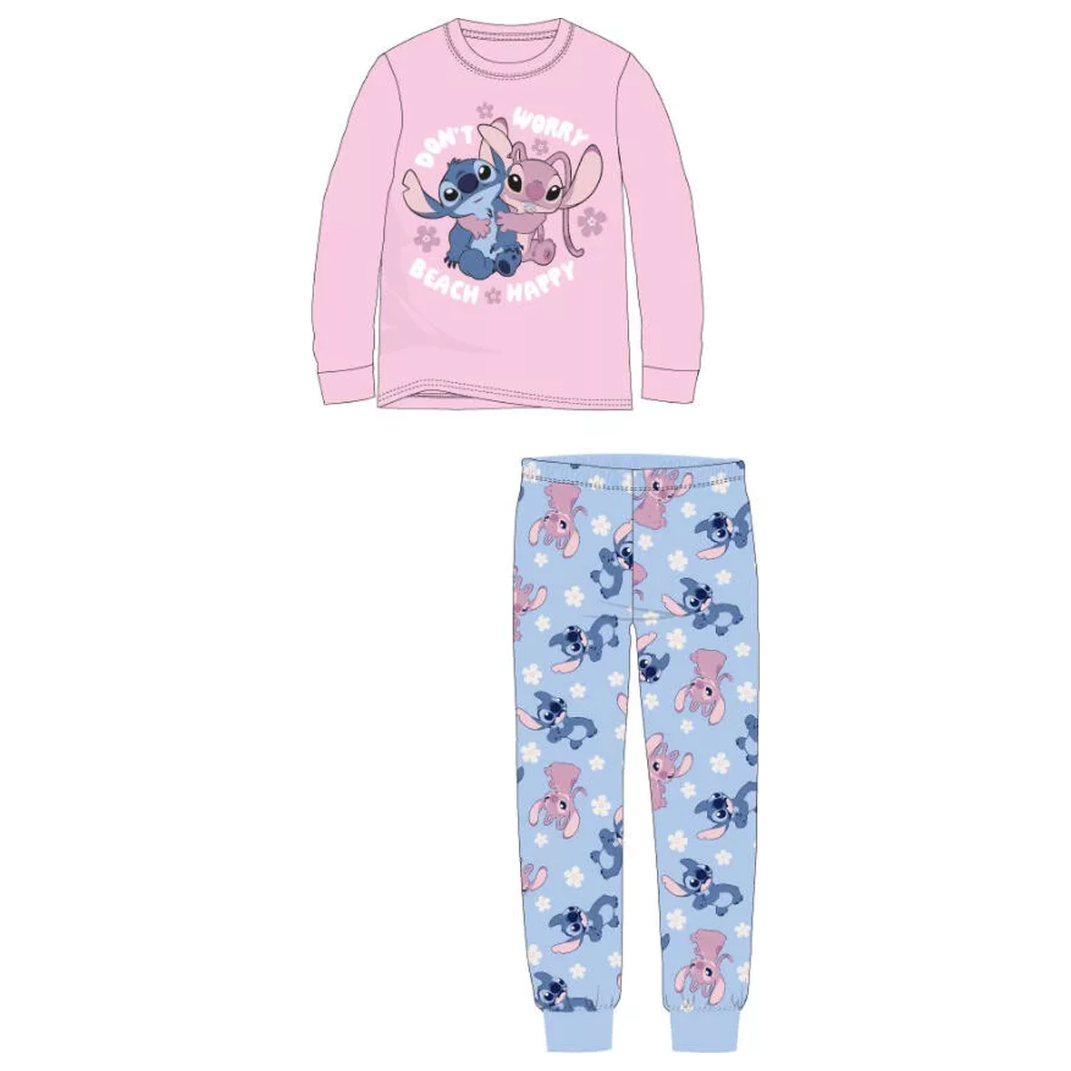 Stitch Happy kids' long pyjamas product photo