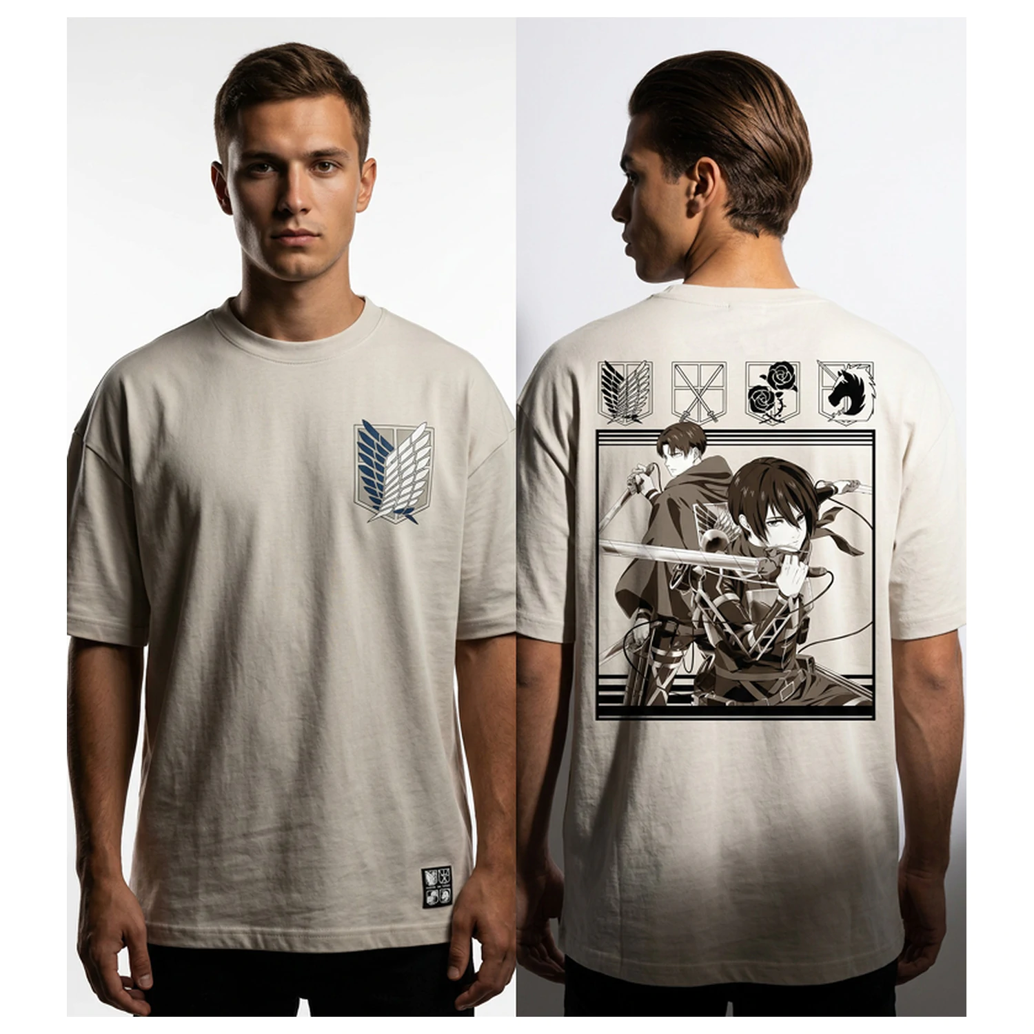 Attack on Titan Brigade Special Oversize T-Shirt product photo