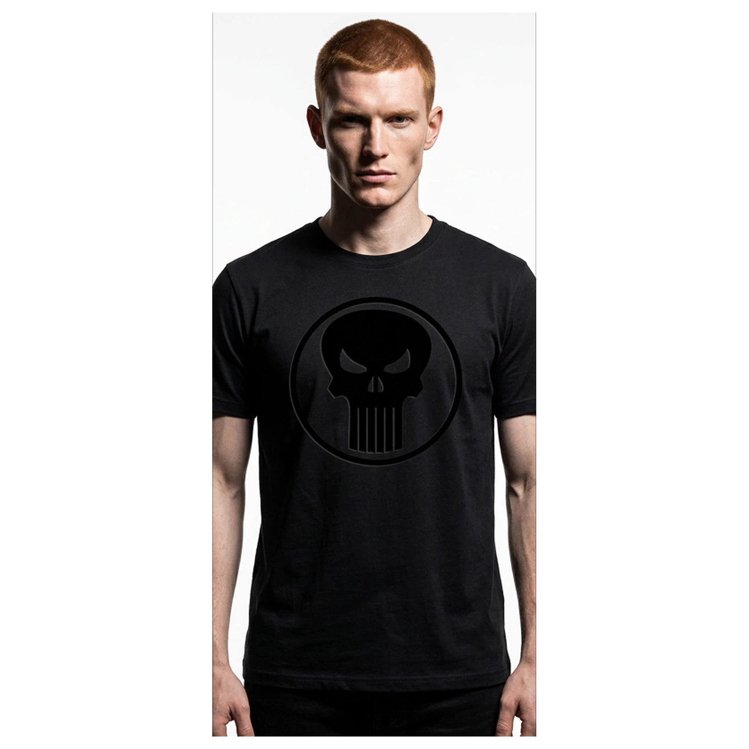 Marvel Punisher Skull 3D Print T-Shirt product photo