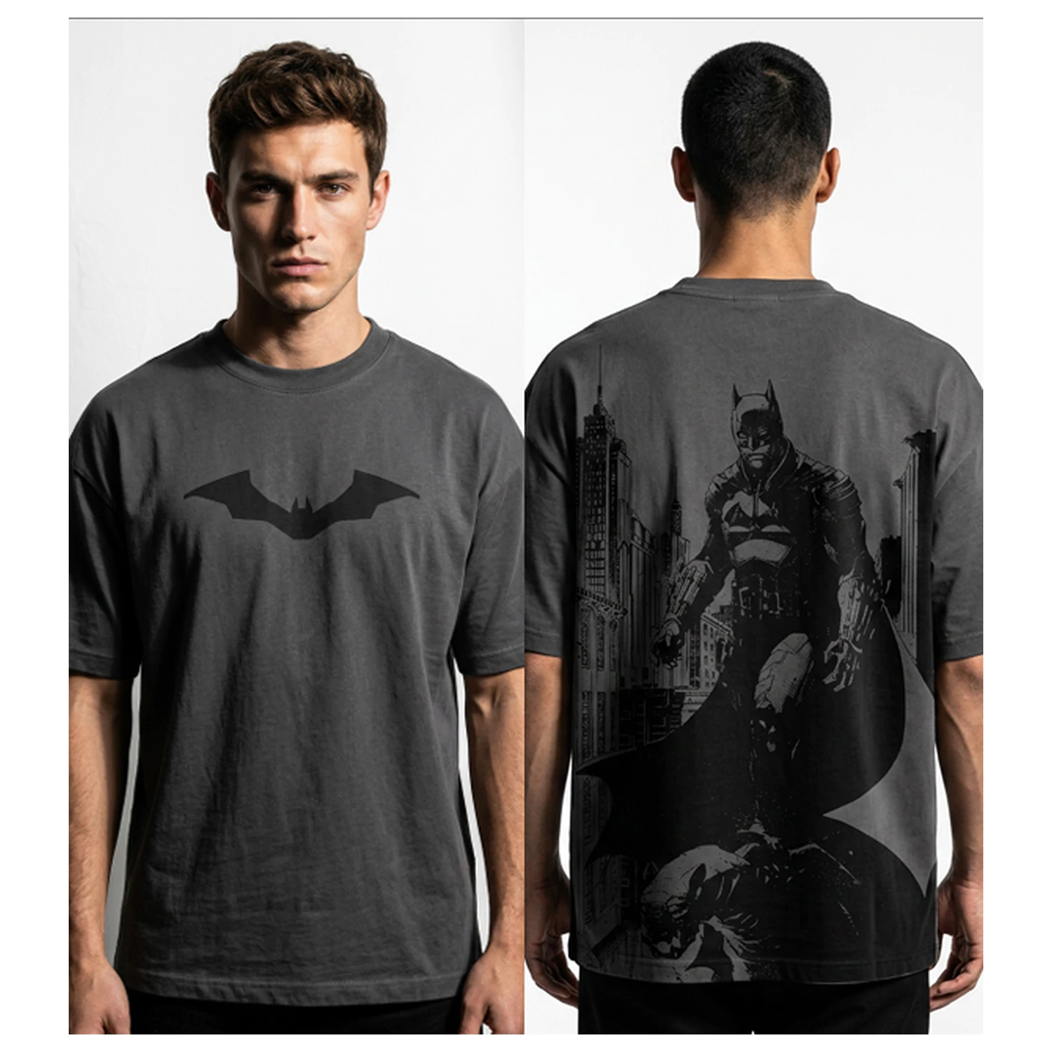 DC The Dark Knight in Town Oversized T-Shirt product photo
