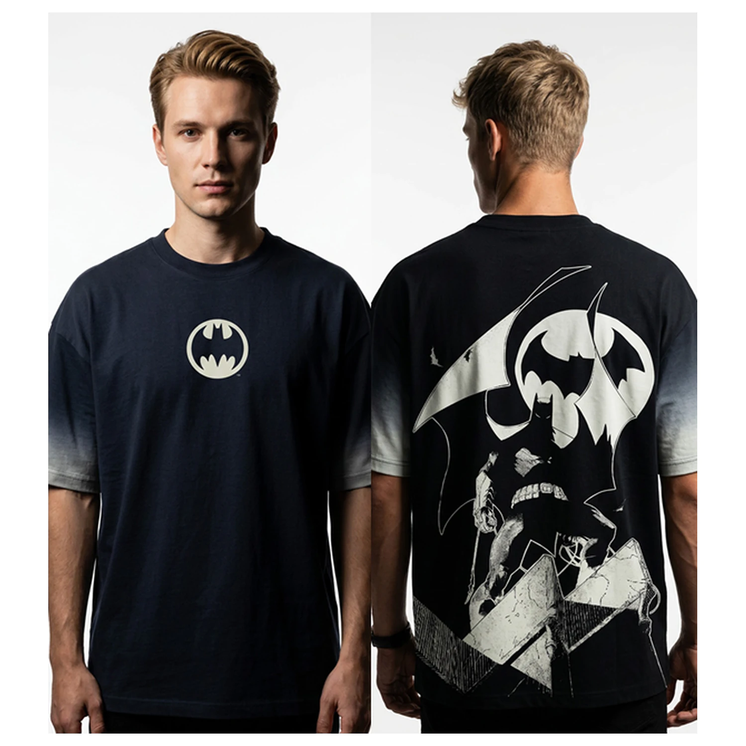 DC Batsignal In The Dark Oversize T-Shirt Men product photo