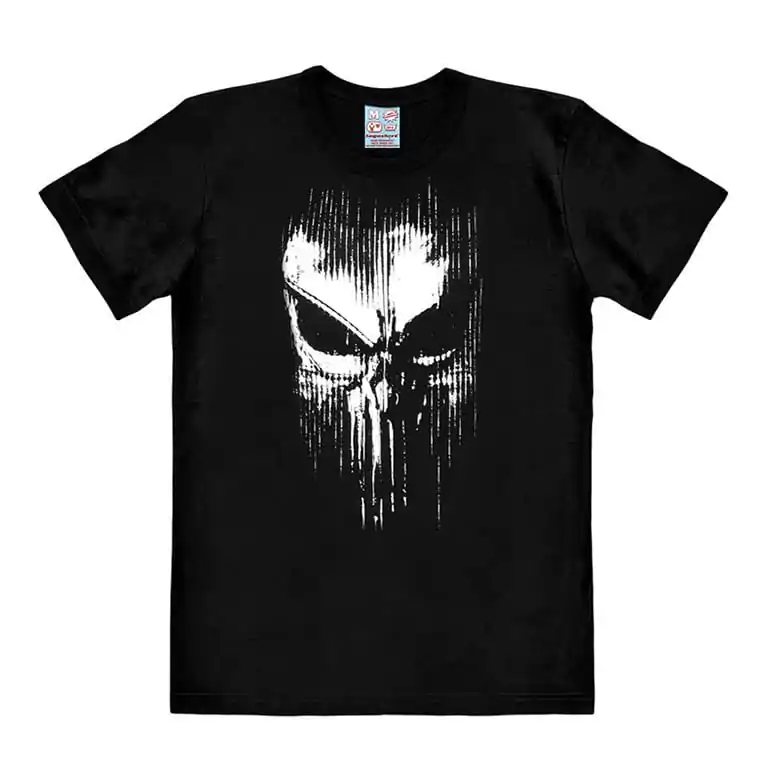 Marvel Easy Fit T-Shirt Punisher - Striped Skull product photo