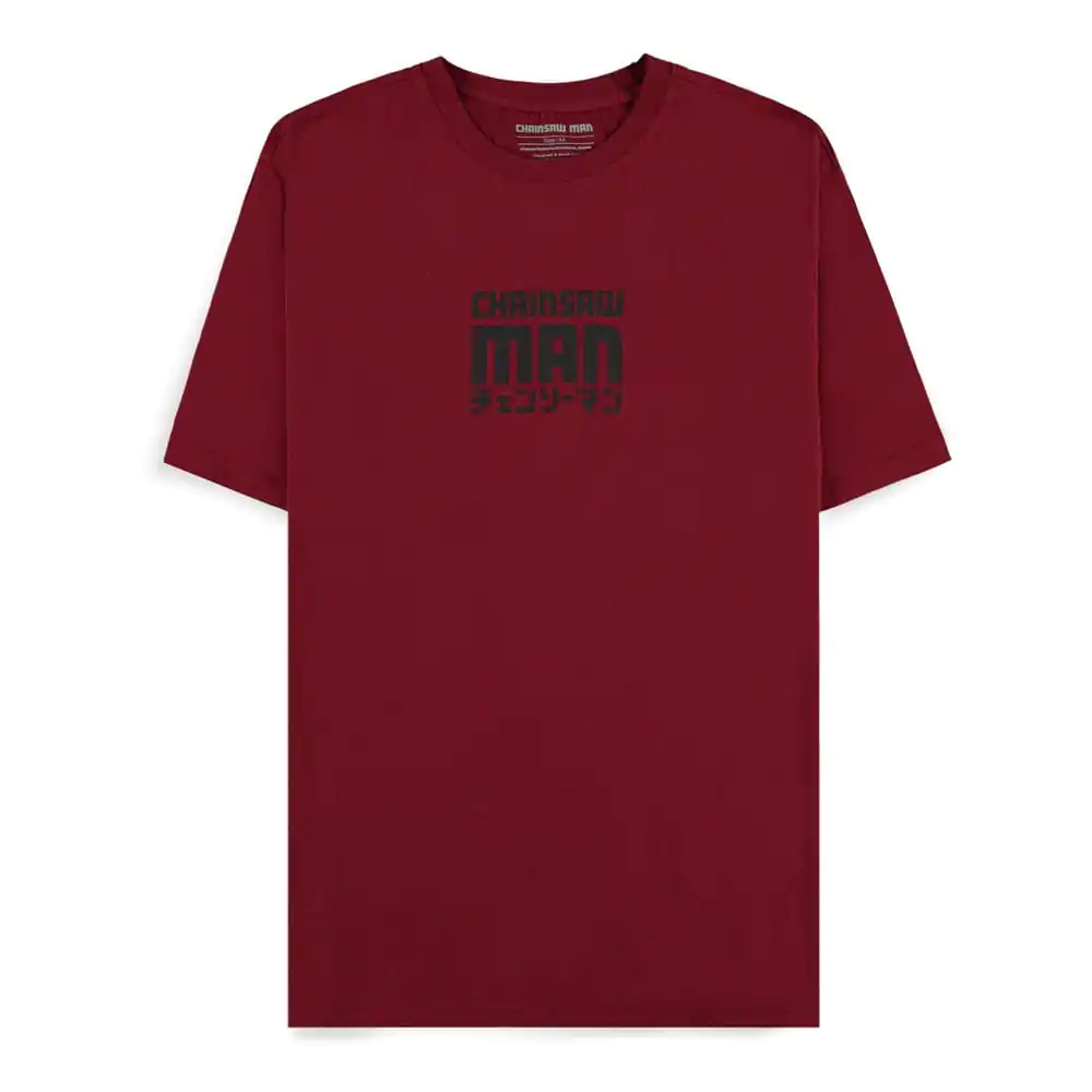 Chainsaw Man T-Shirt Smile Bordeaux product photo