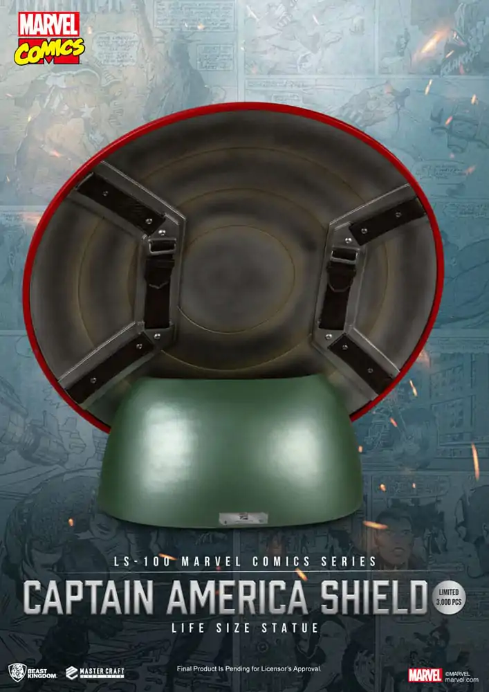 Marvel Comics PVC Captain America Shield Life Size Statue 64 cm product photo