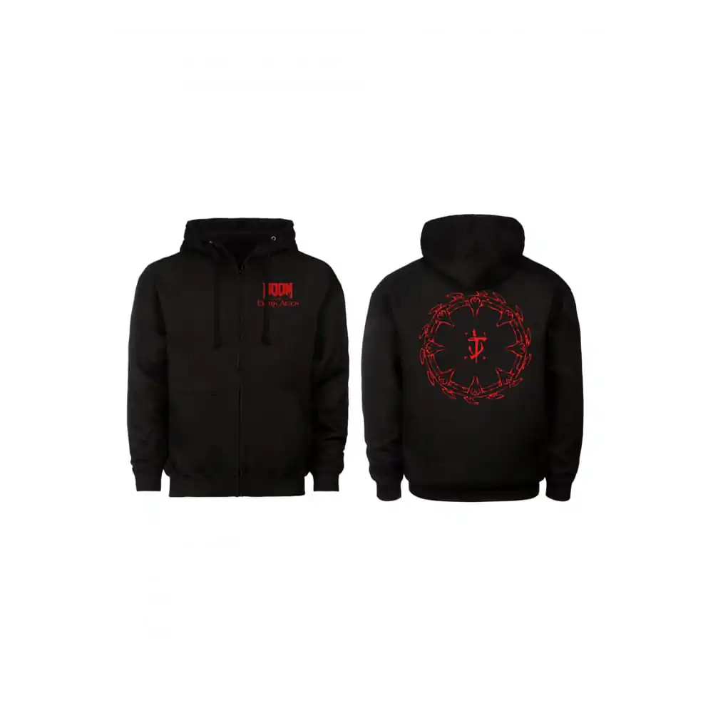 Doom The Dark Ages Hooded Sweater Analog Shield product photo