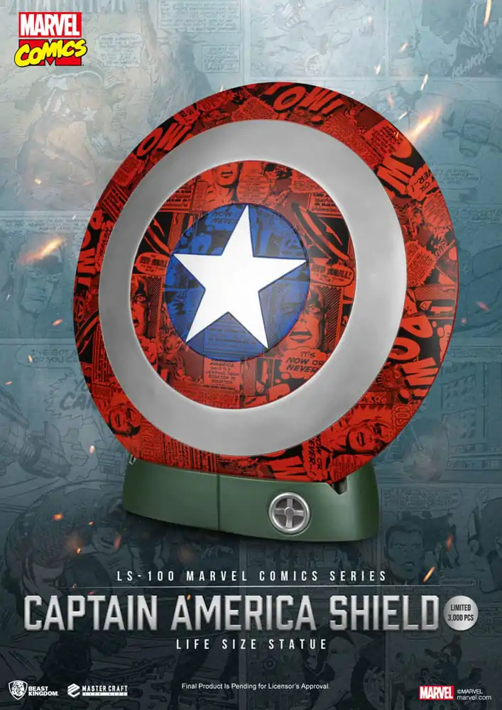 Marvel Comics PVC Captain America Shield Life Size Statue 64 cm product photo